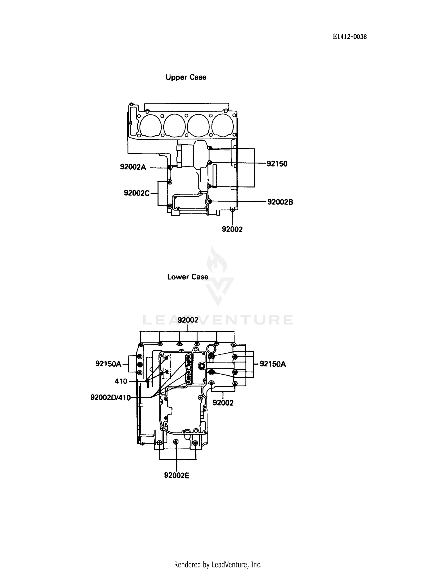 CRANKCASE BOLT PATTERN