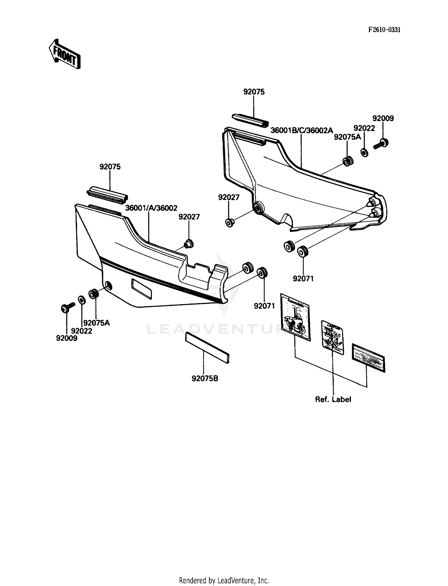 SIDE COVERS/CHAIN COVER