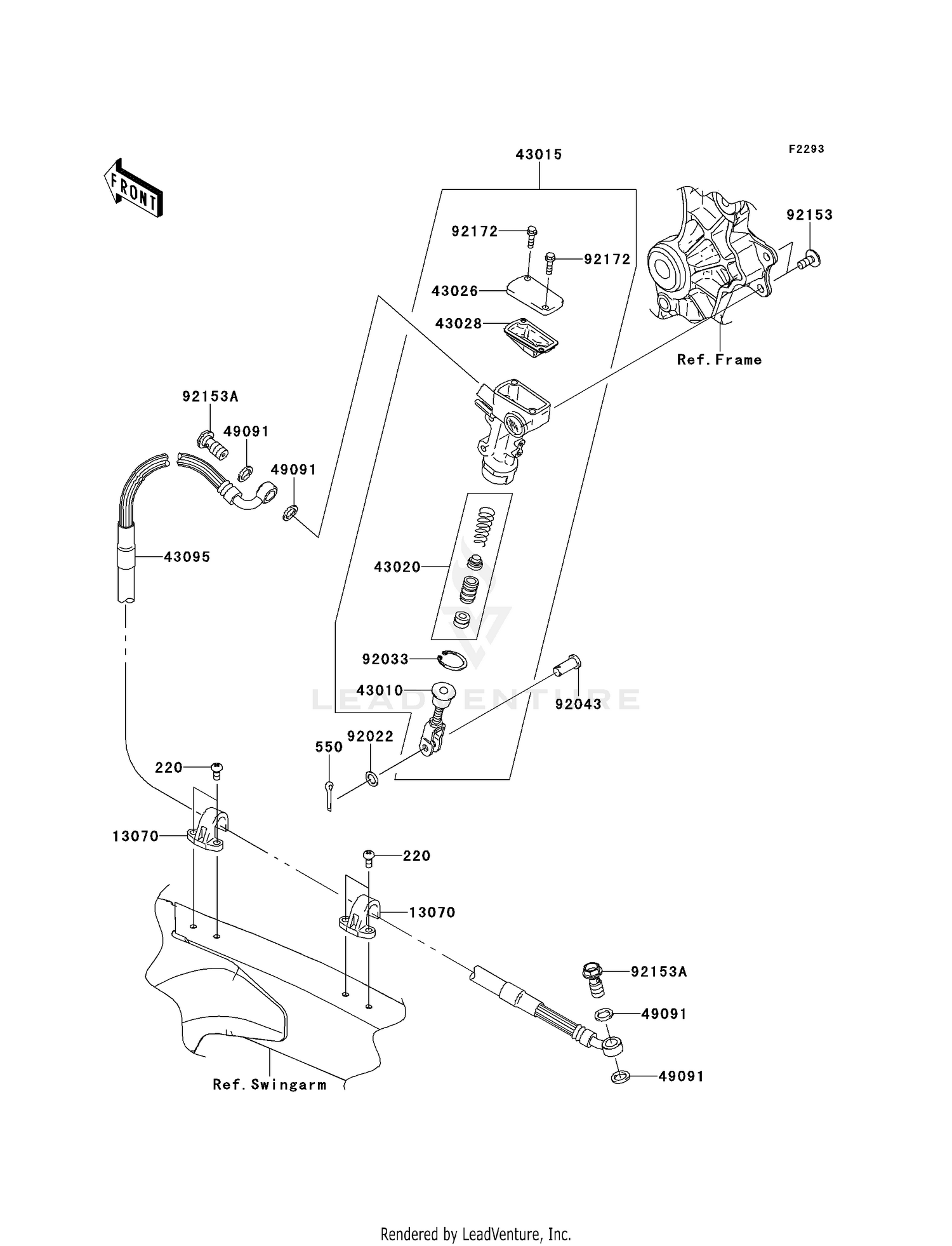 REAR MASTER CYLINDER