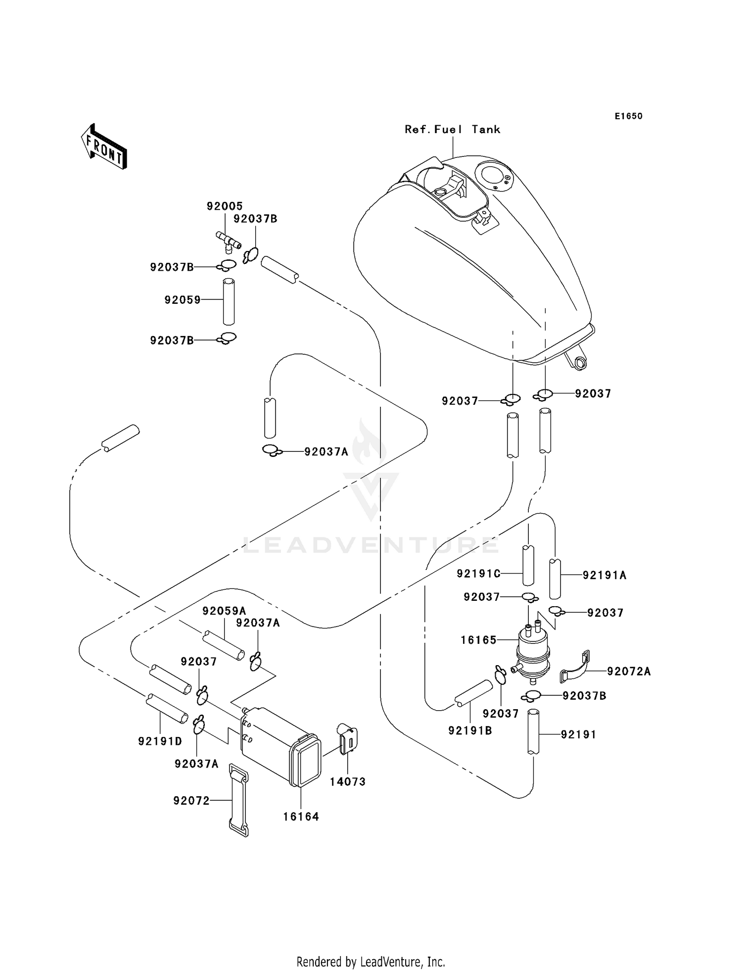 FUEL EVAPORATIVE SYSTEM (CA)