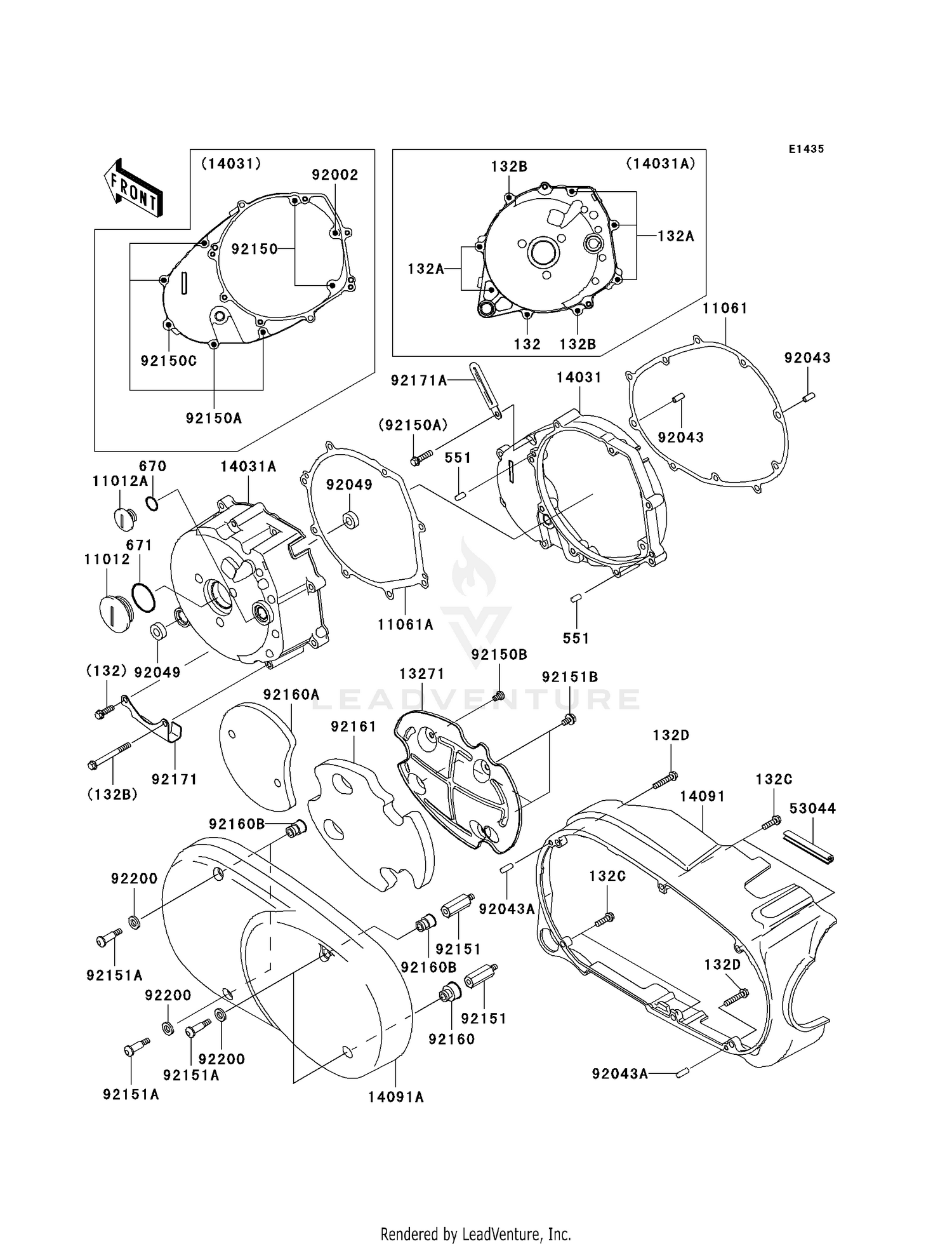 LEFT ENGINE COVER(S)