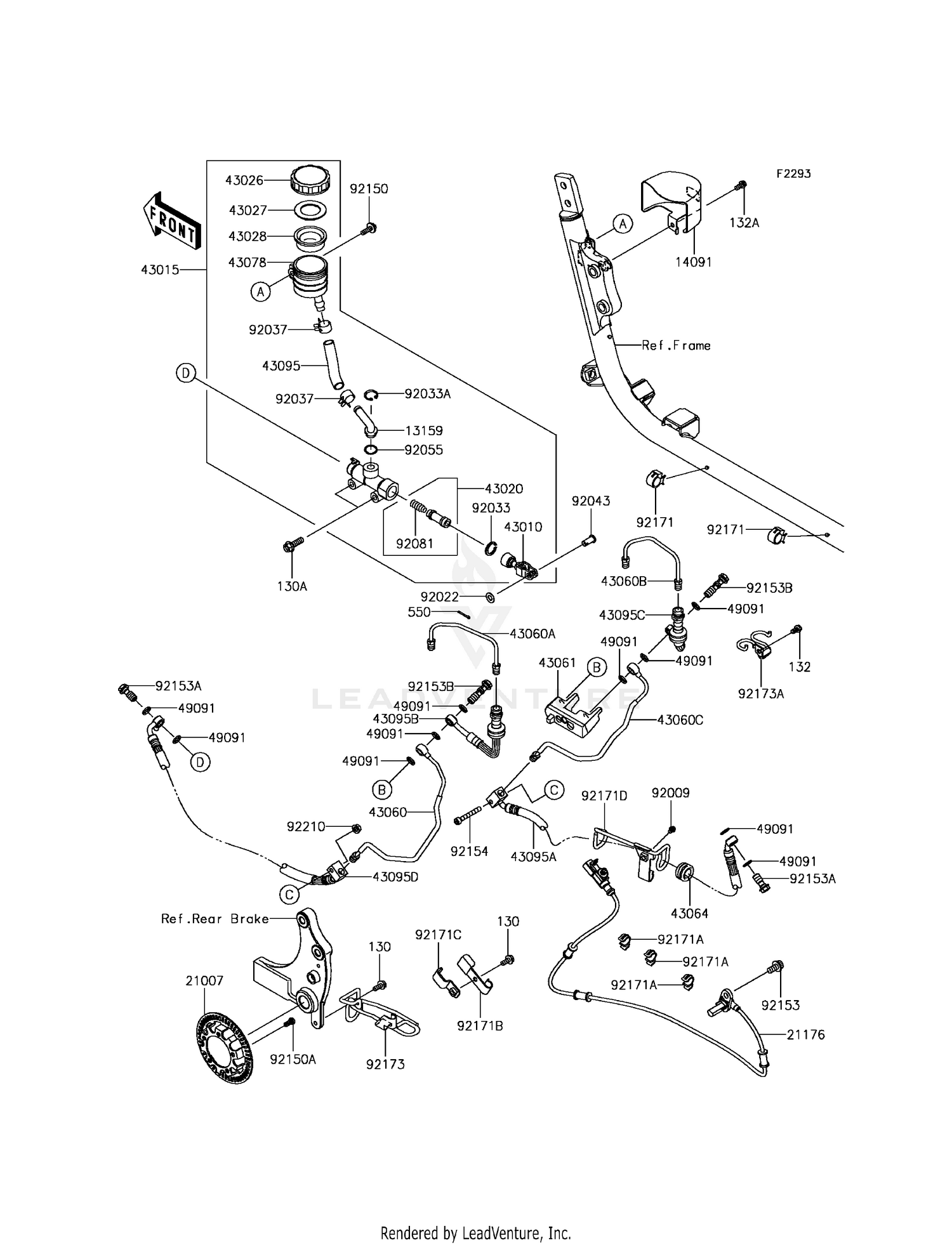 REAR MASTER CYLINDER