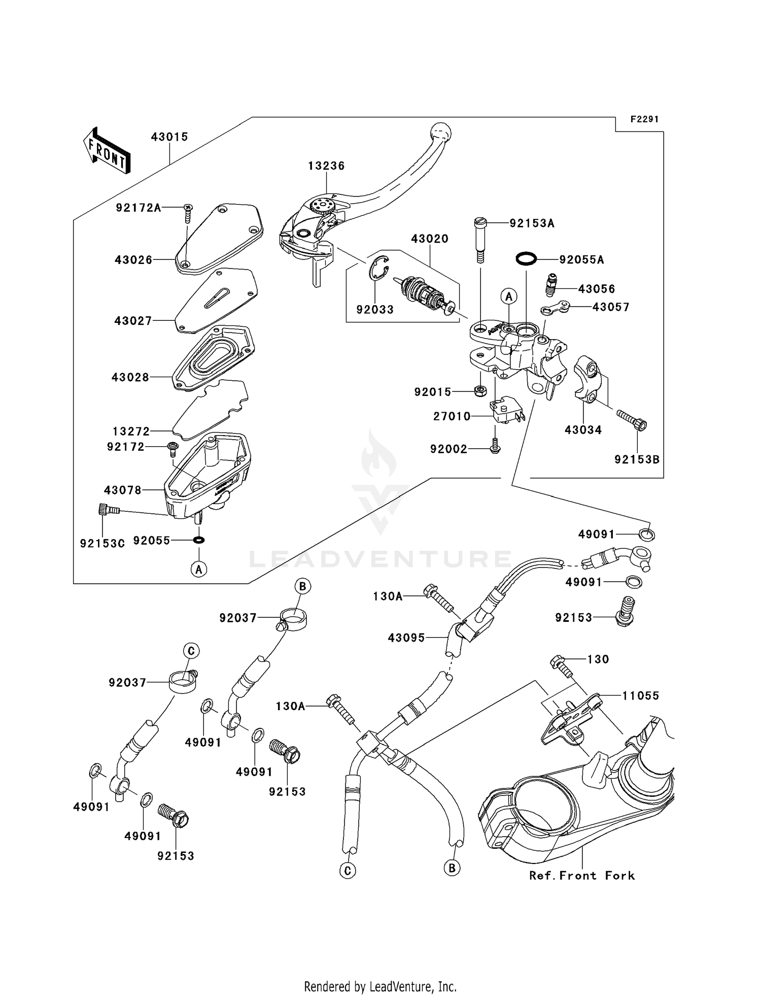 FRONT MASTER CYLINDER