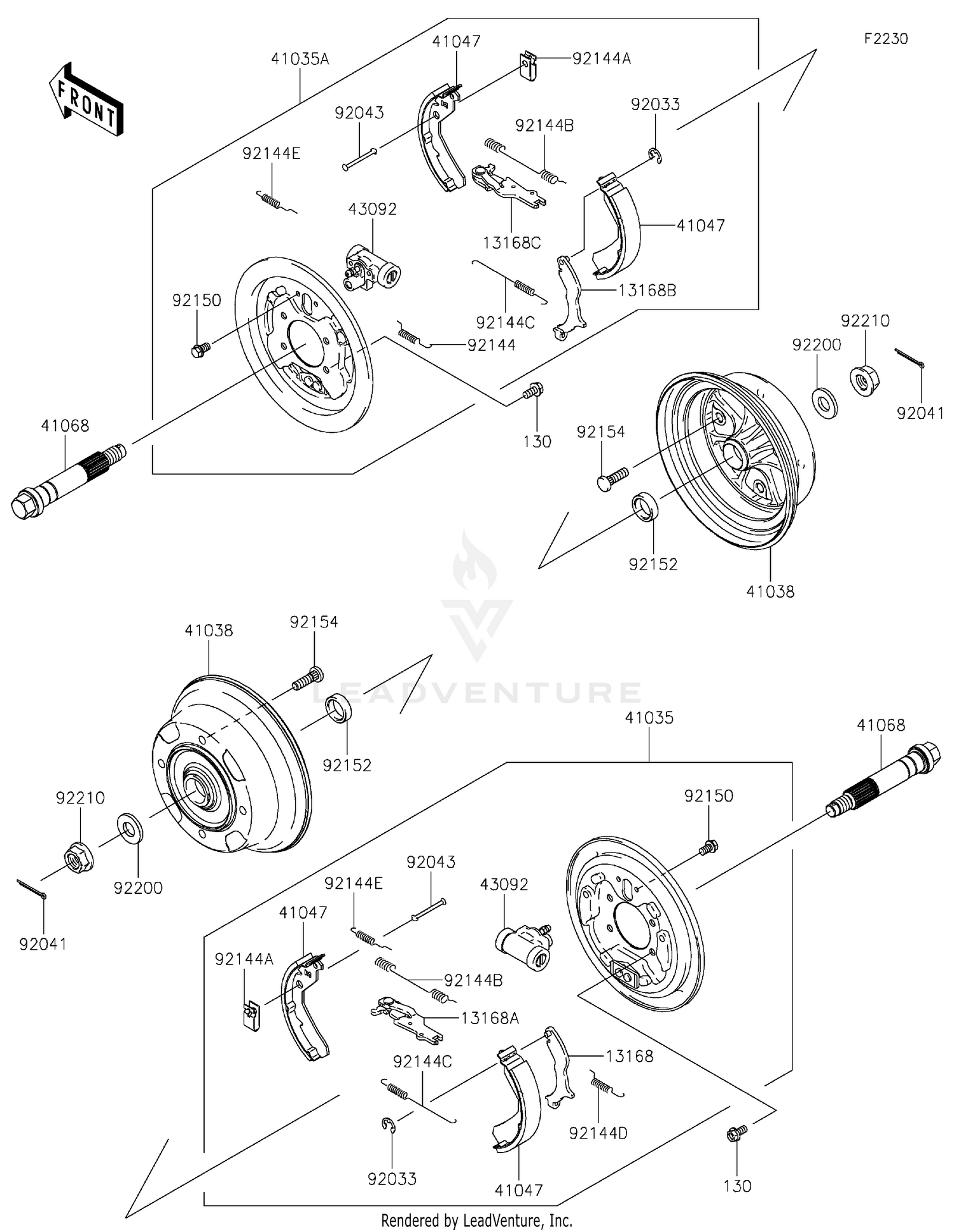 Front Hubs/Brakes