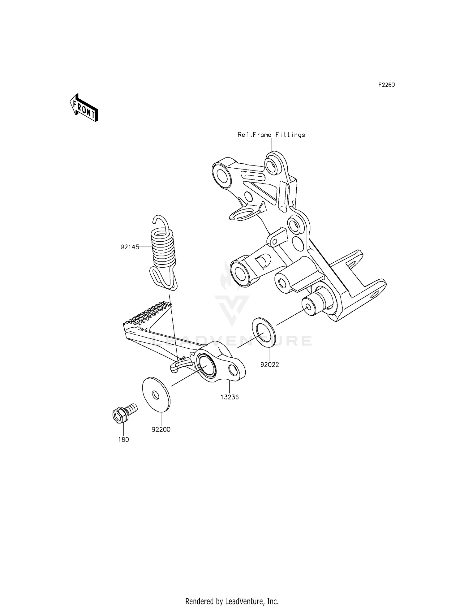 BRAKE PEDAL/TORQUE LINK