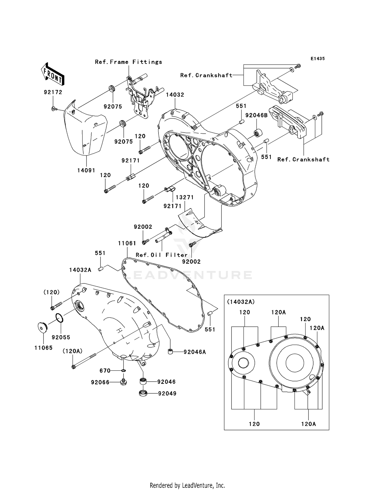LEFT ENGINE COVER(S)