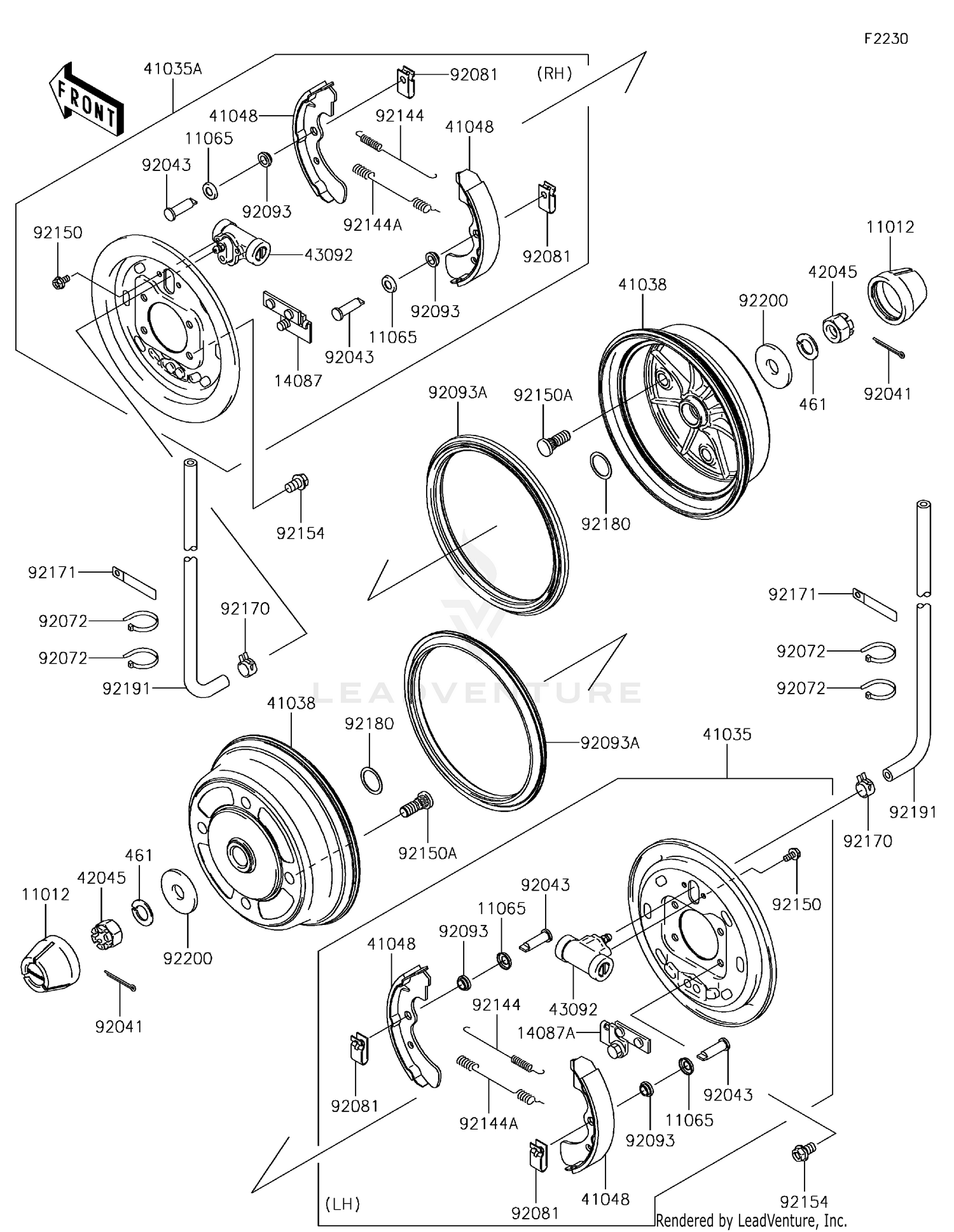 Front Hubs/Brakes