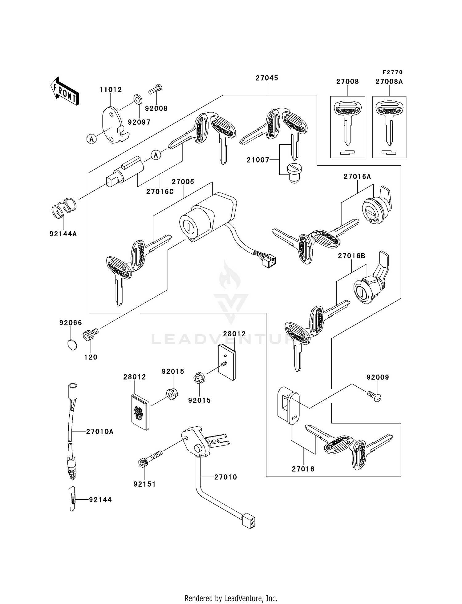IGNITION SWITCH/LOCKS/REFLECTORS