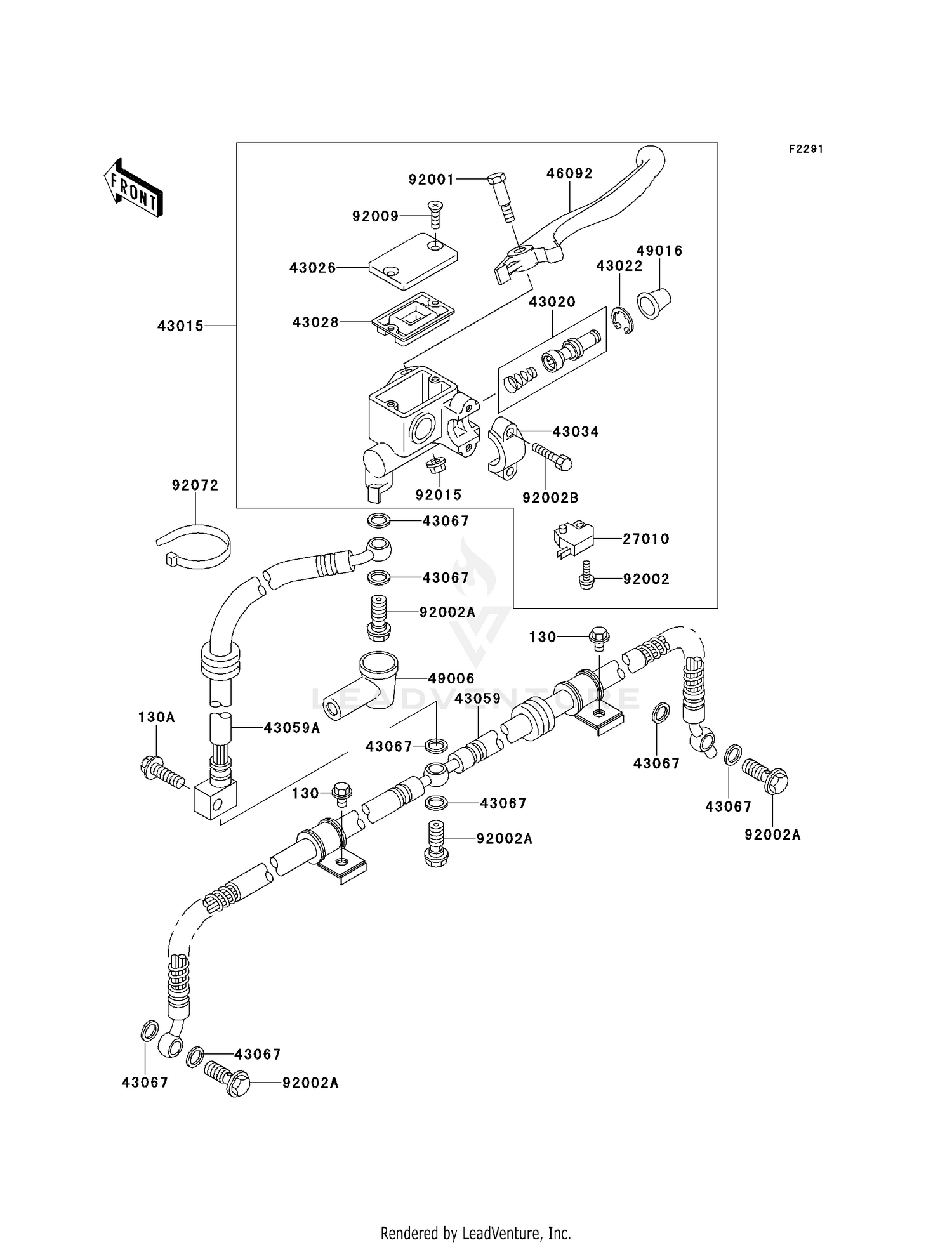 FRONT MASTER CYLINDER