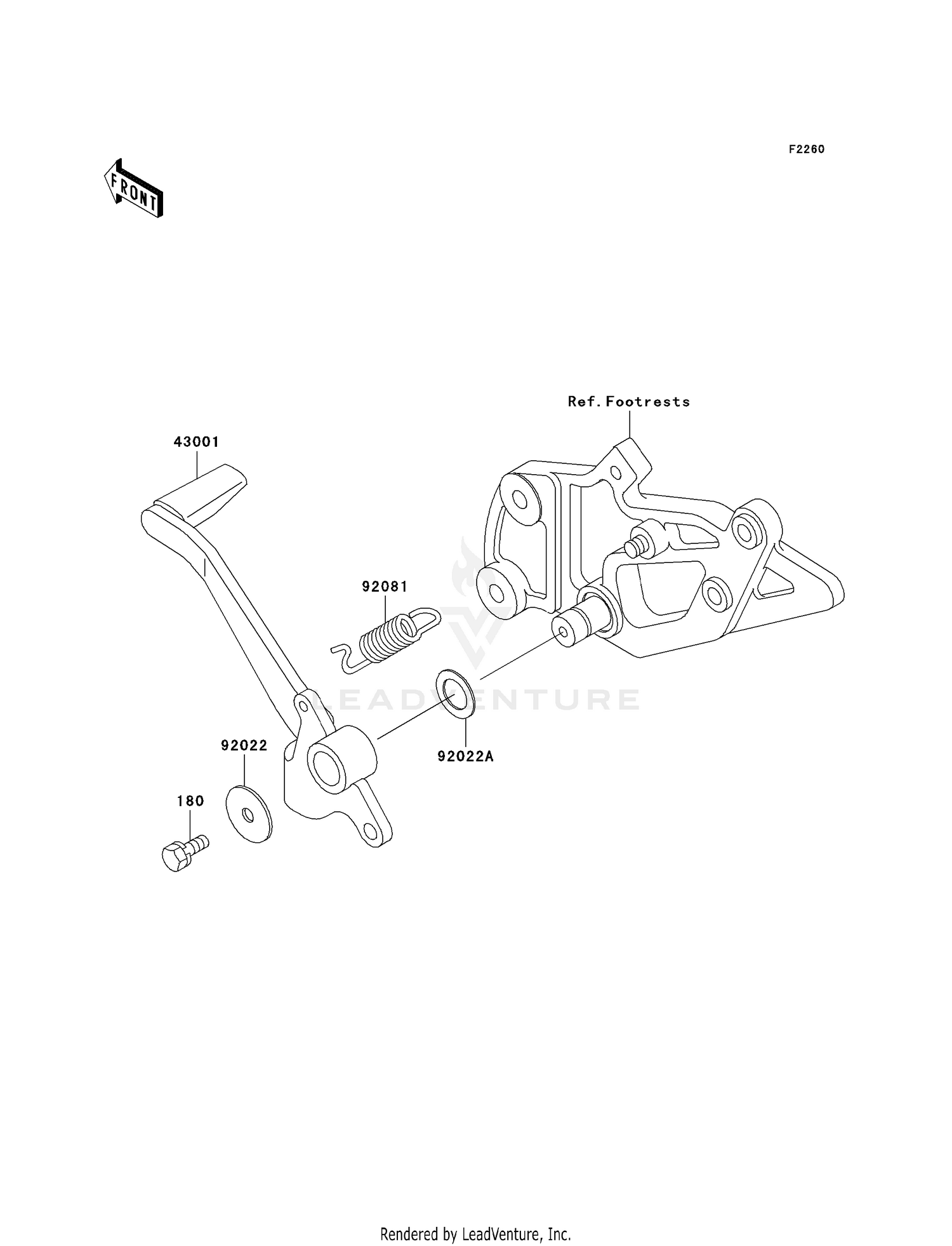 BRAKE PEDAL/TORQUE LINK
