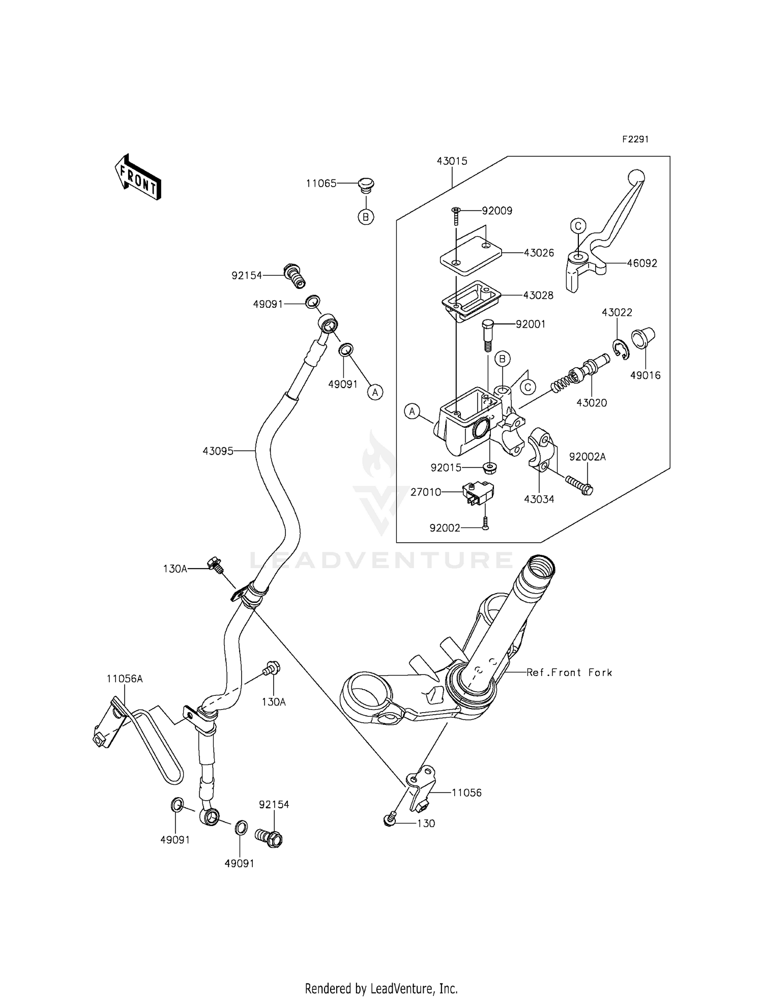 FRONT MASTER CYLINDER