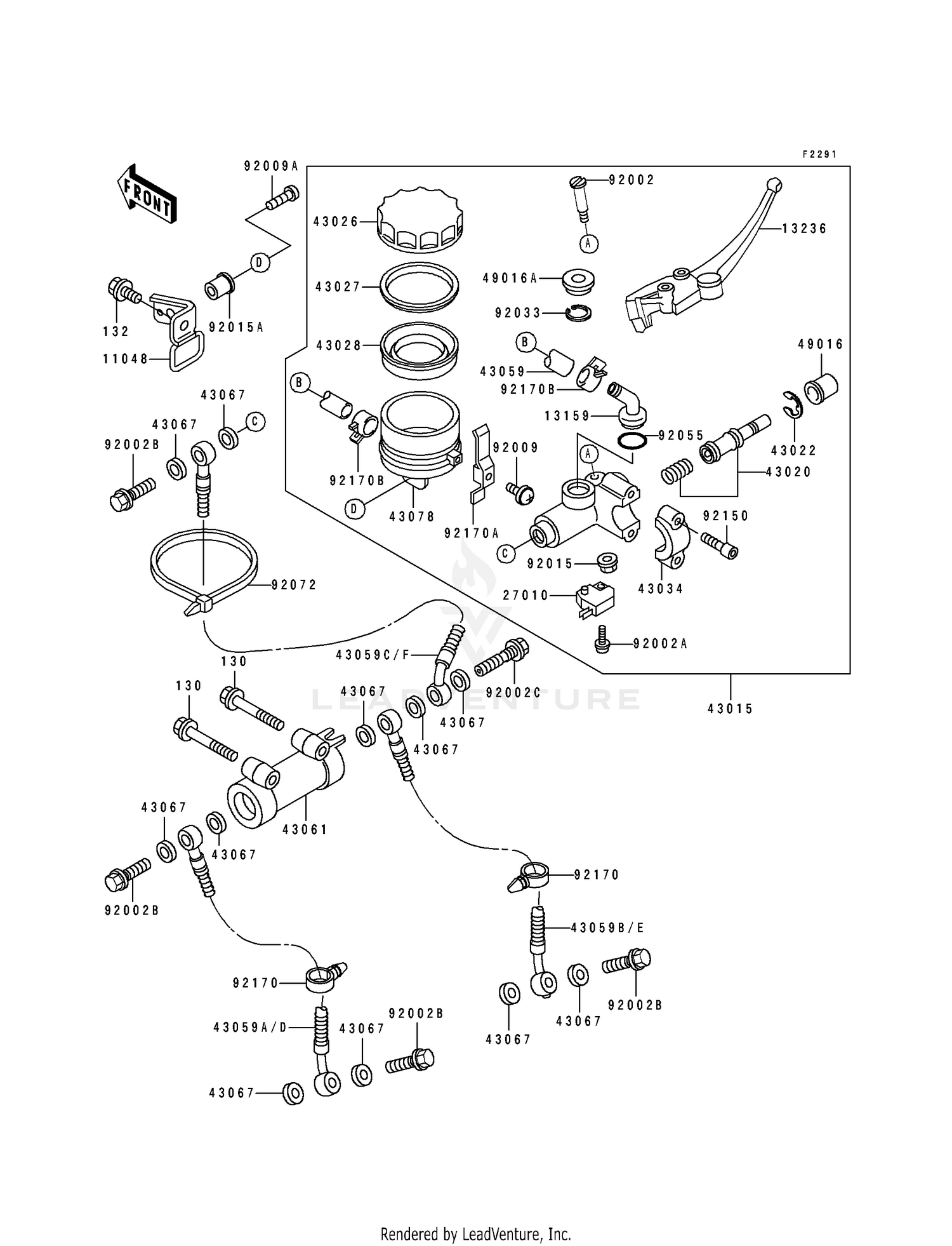 FRONT MASTER CYLINDER