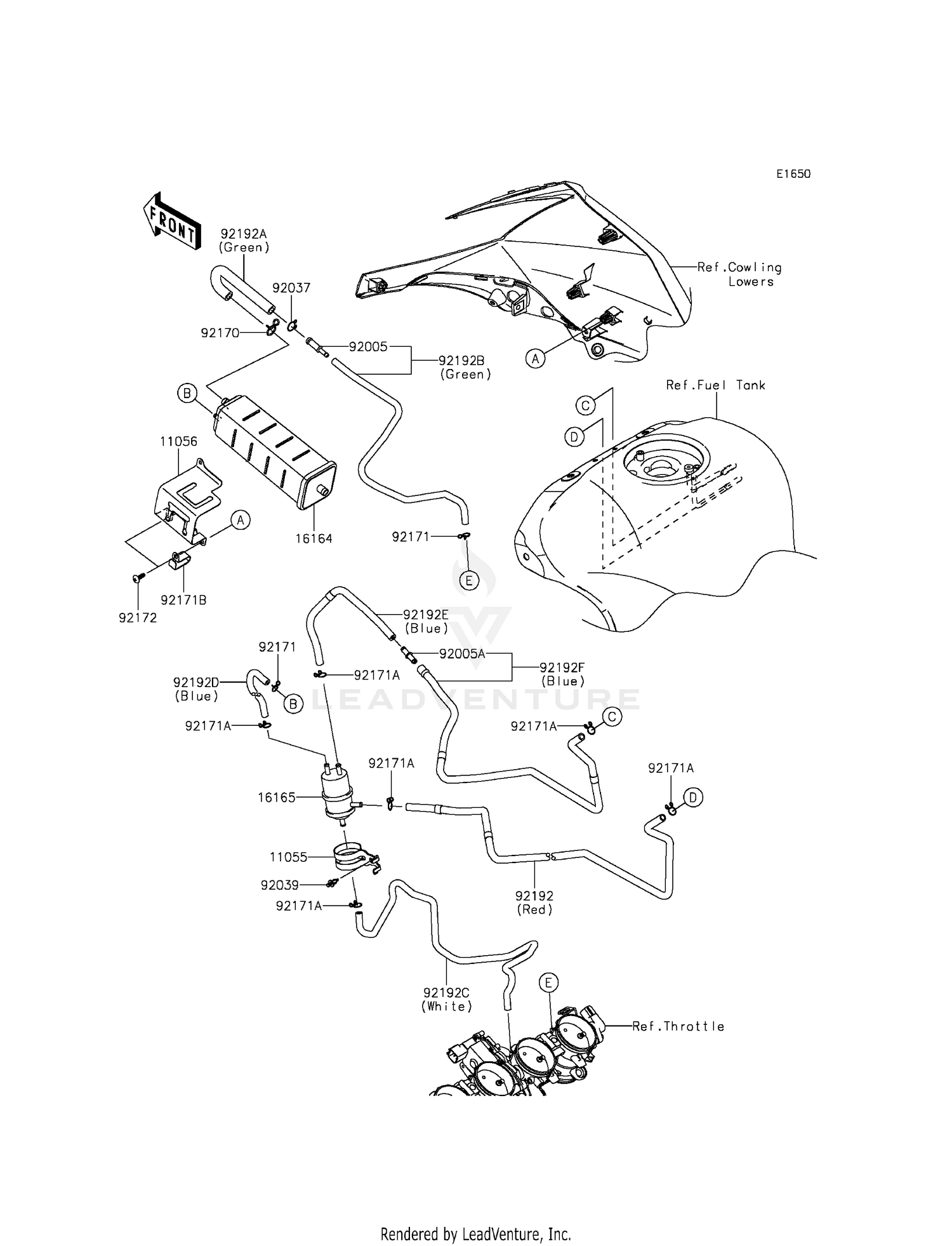 FUEL EVAPORATIVE SYSTEM (CA)