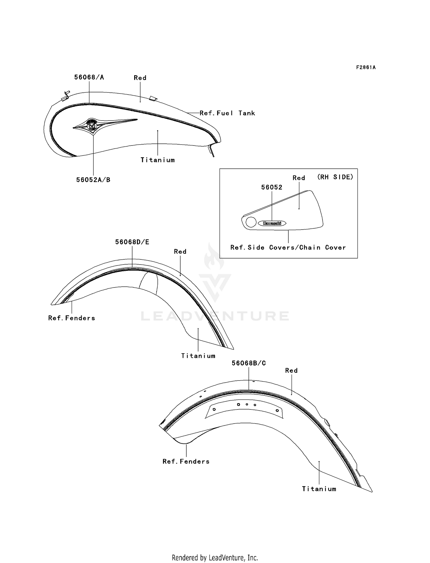 DECALS (RED/TITANIUM)(H9F)