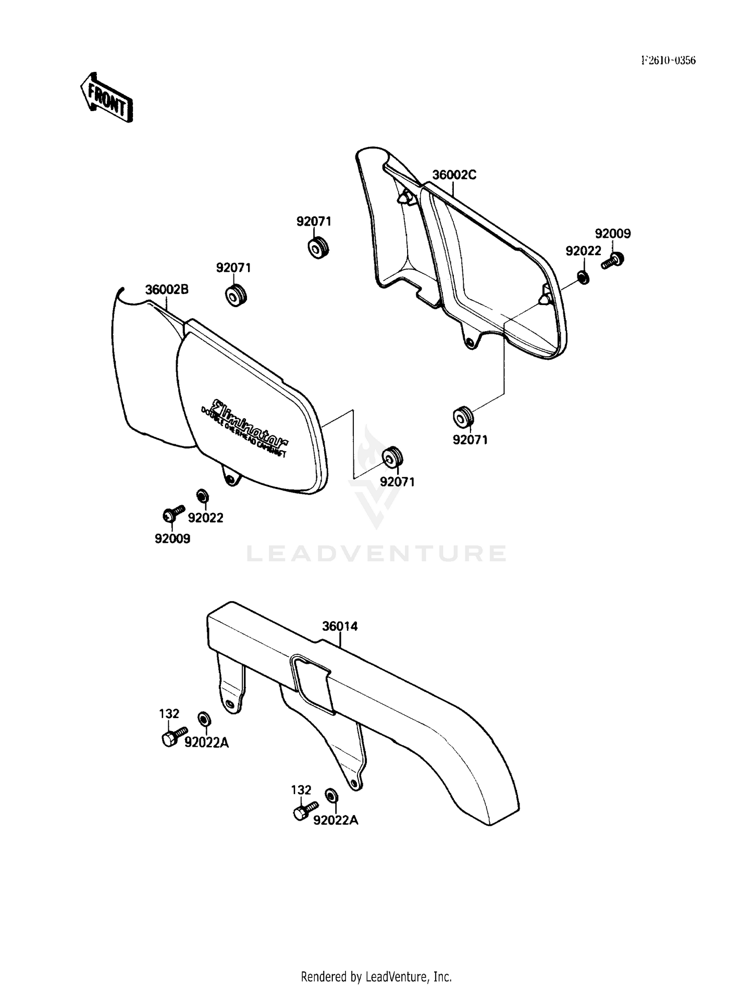SIDE COVERS/CHAIN COVER