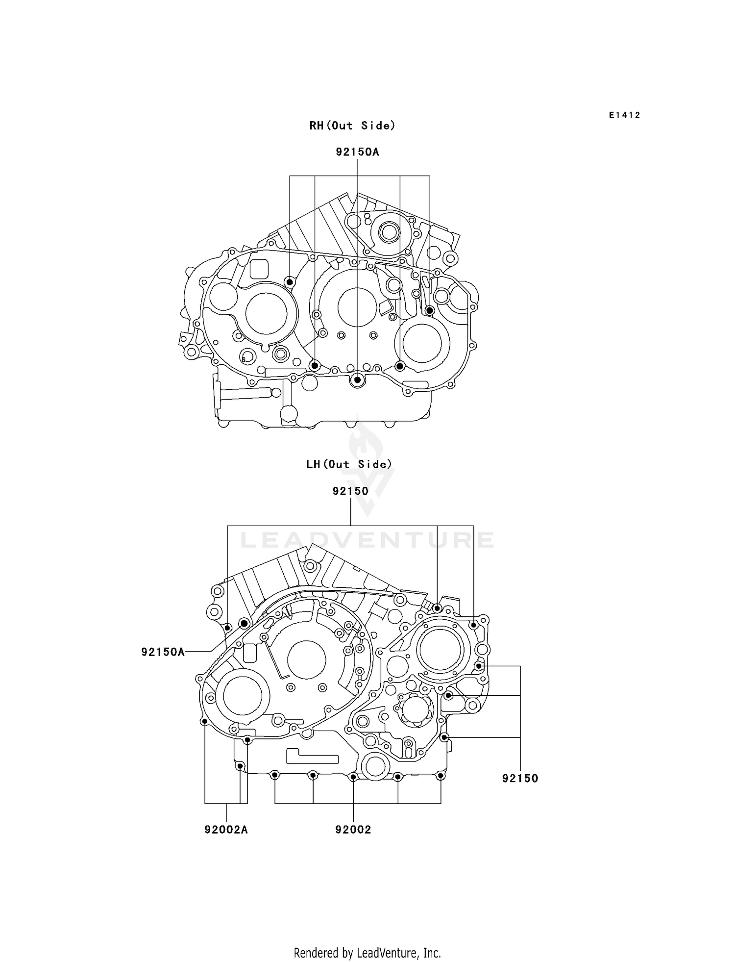 CRANKCASE BOLT PATTERN