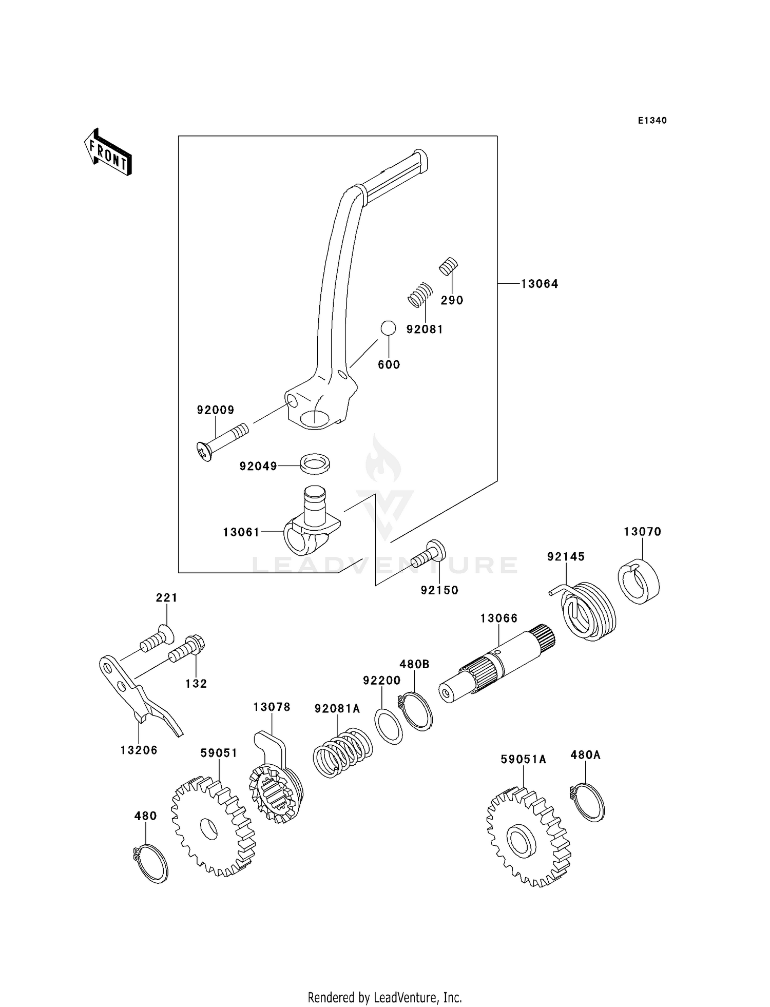 KICKSTARTER MECHANISM