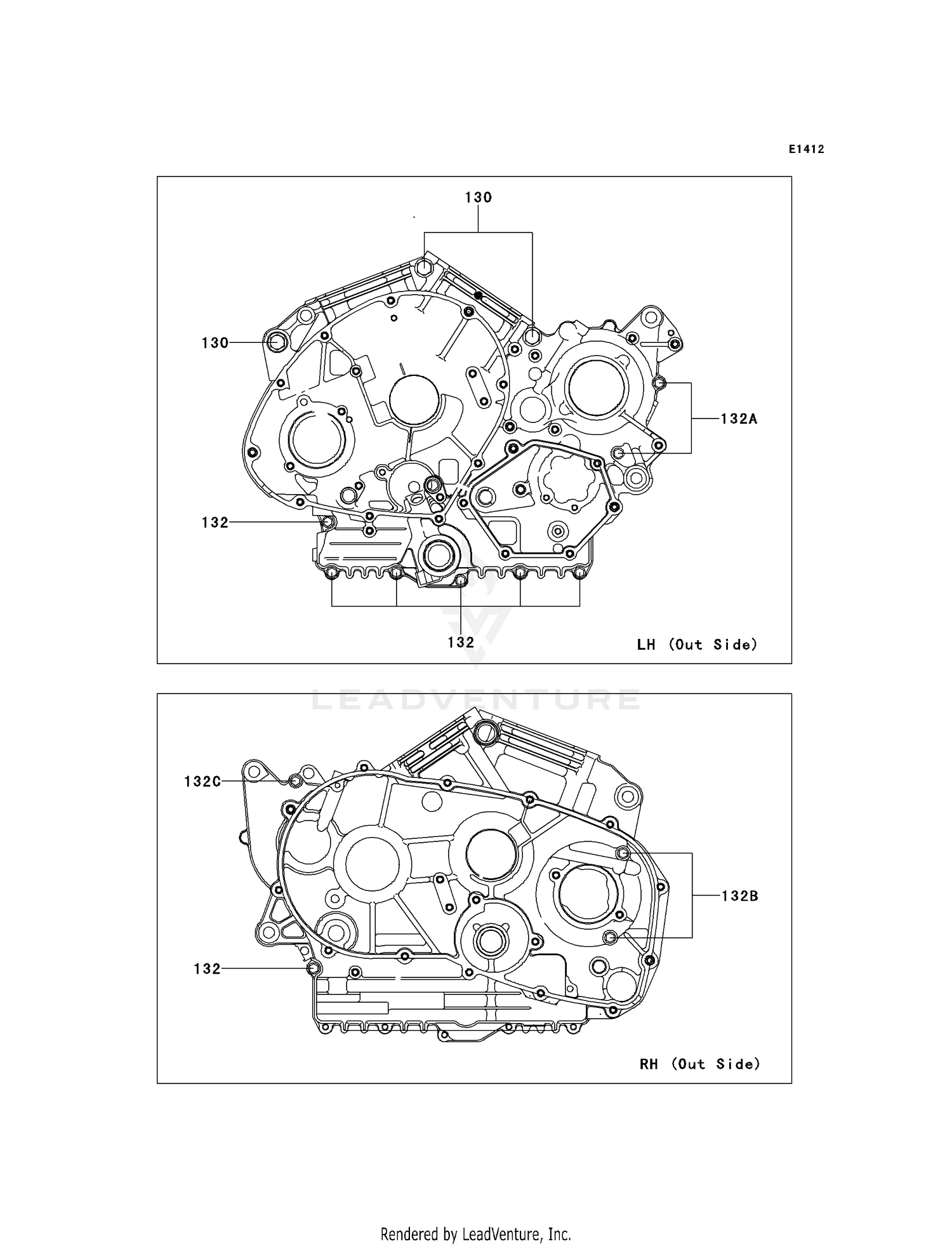 CRANKCASE BOLT PATTERN