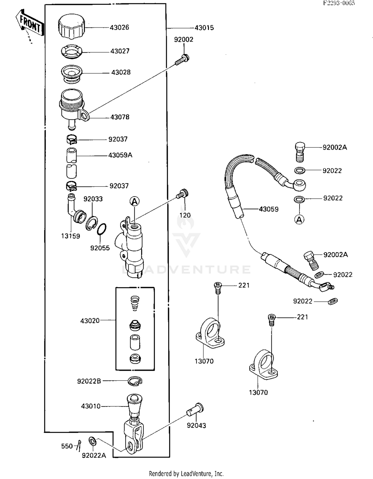 REAR MASTER CYLINDER