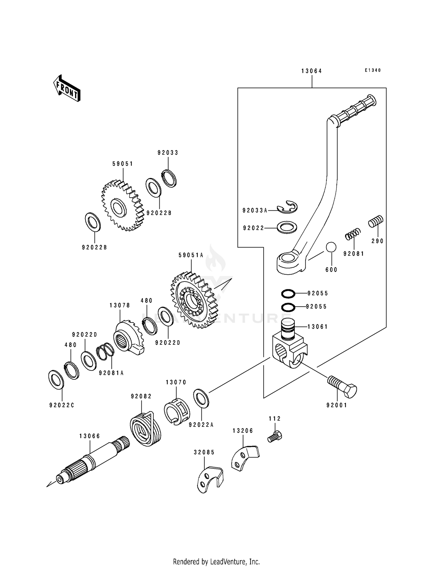 KICKSTARTER MECHANISM