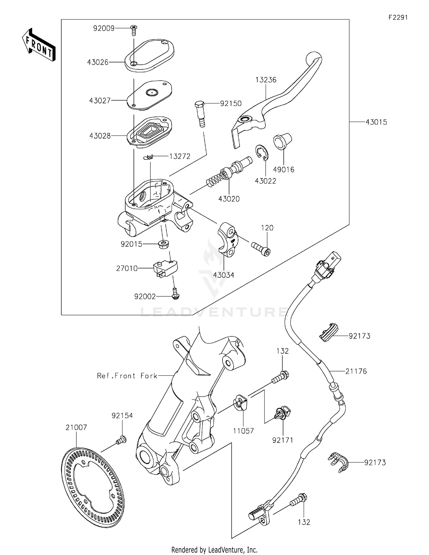 Front Master Cylinder