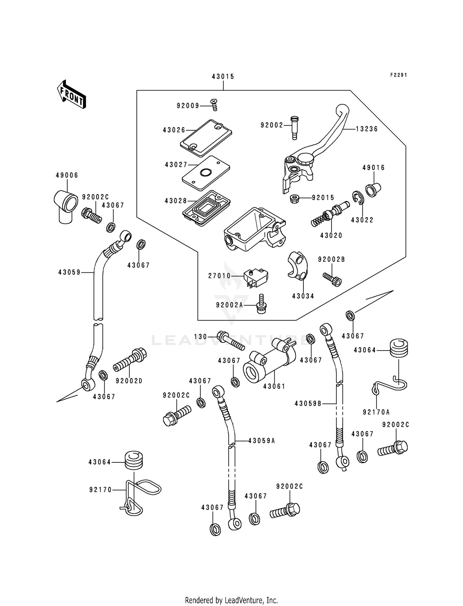 FRONT MASTER CYLINDER