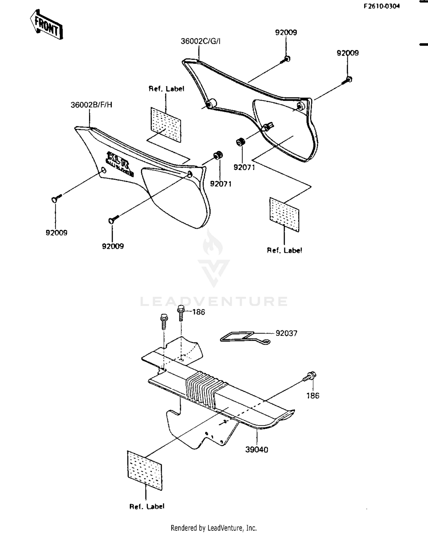 SIDE COVERS/CHAIN COVER