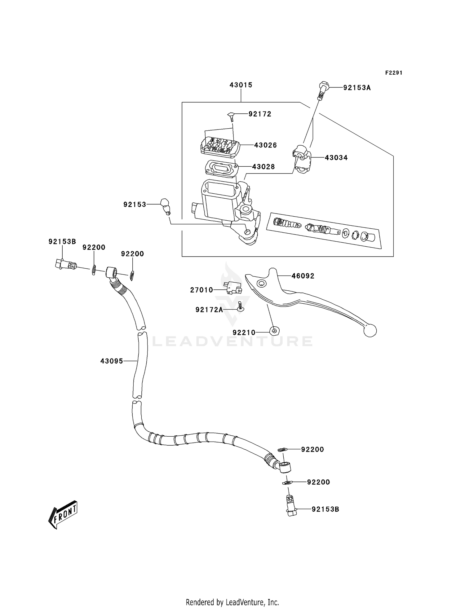 FRONT MASTER CYLINDER