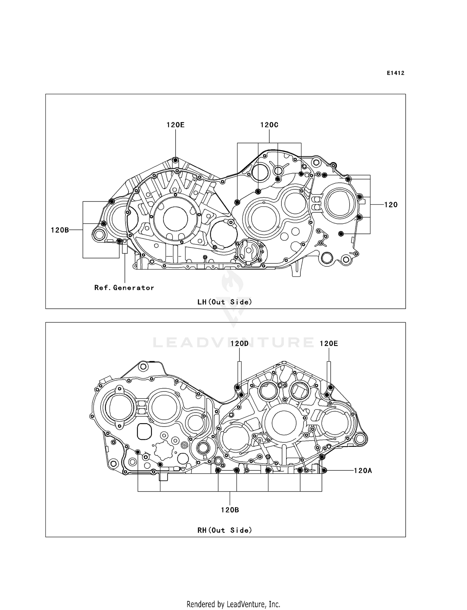 CRANKCASE BOLT PATTERN