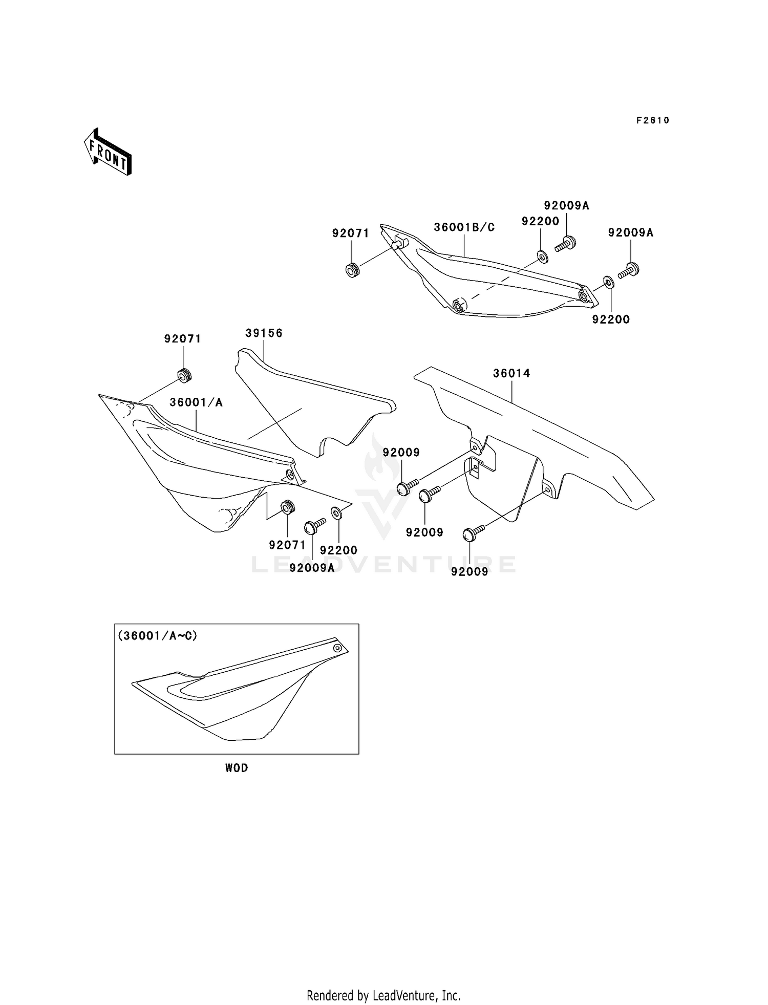 SIDE COVERS/CHAIN COVER