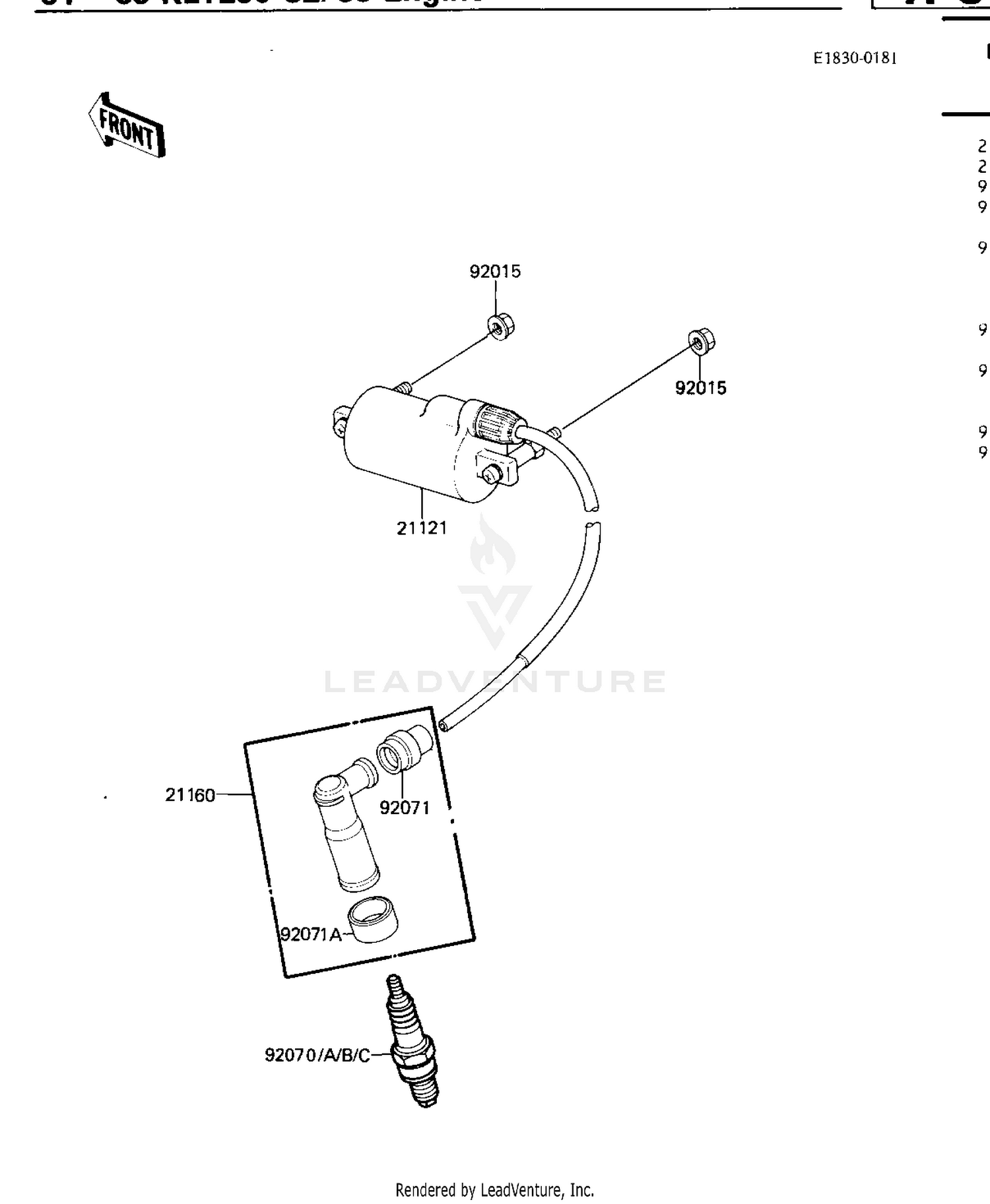 IGNITION COIL ('84-'85 C2/C3)