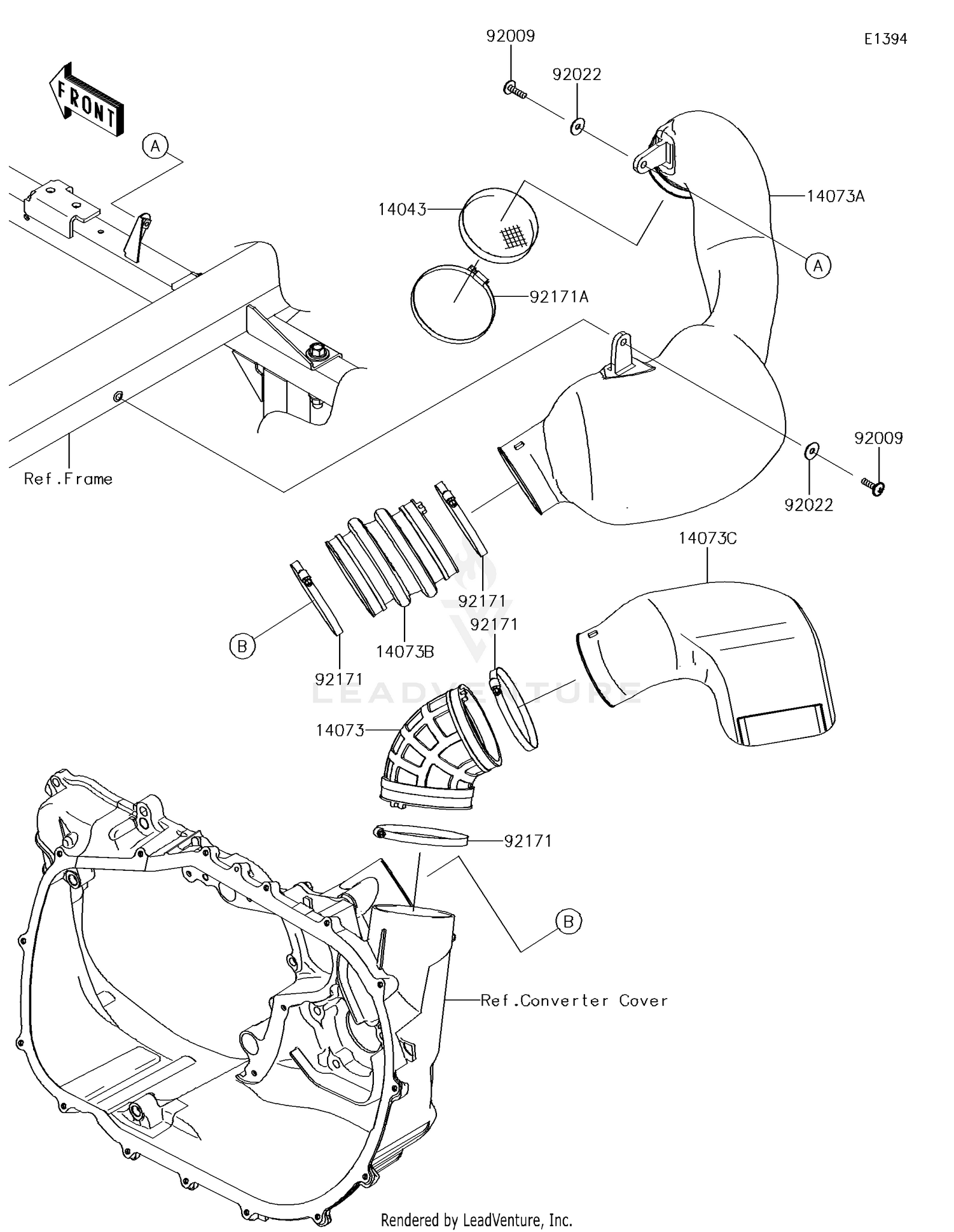 Air Cleaner-Belt Converter