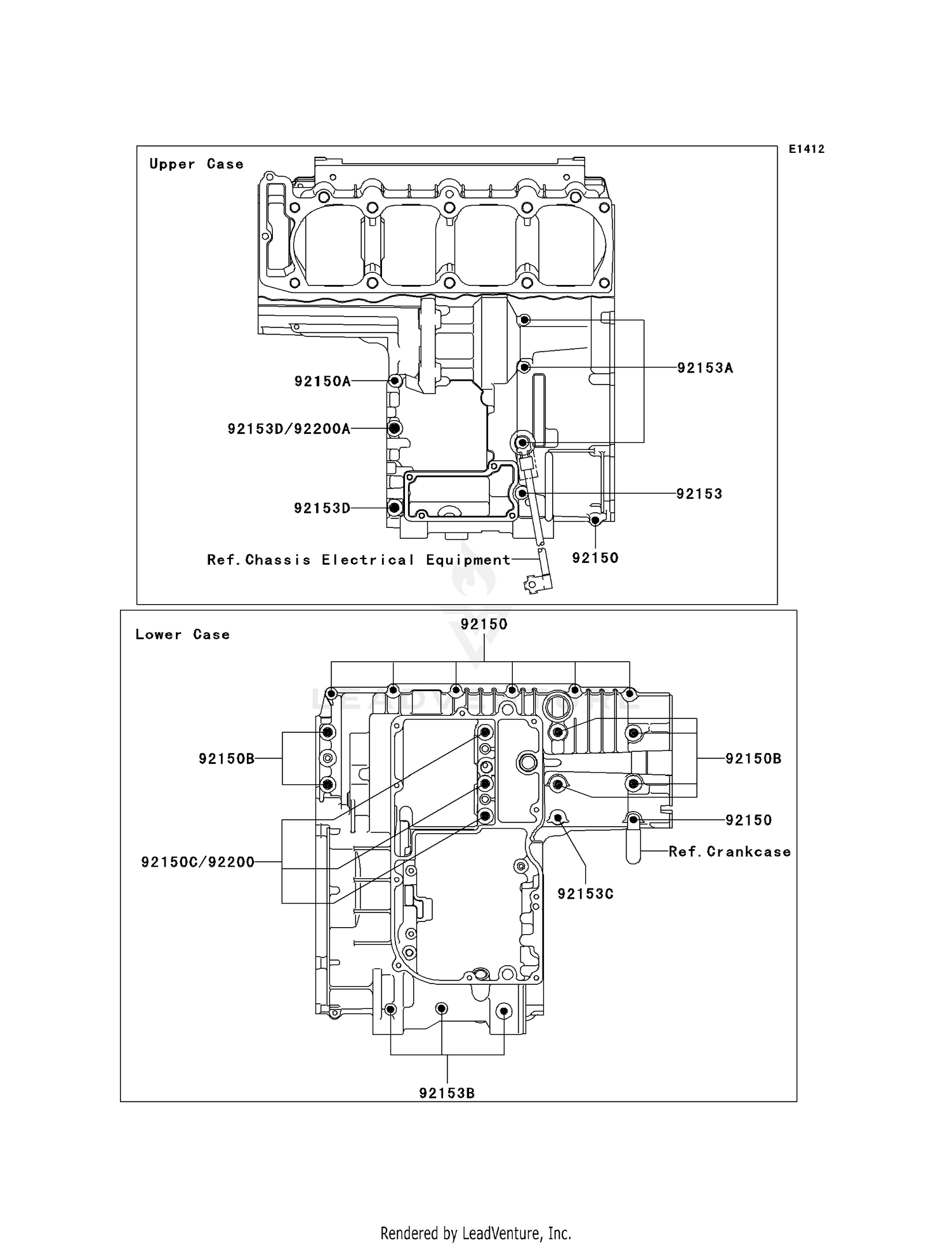 CRANKCASE BOLT PATTERN