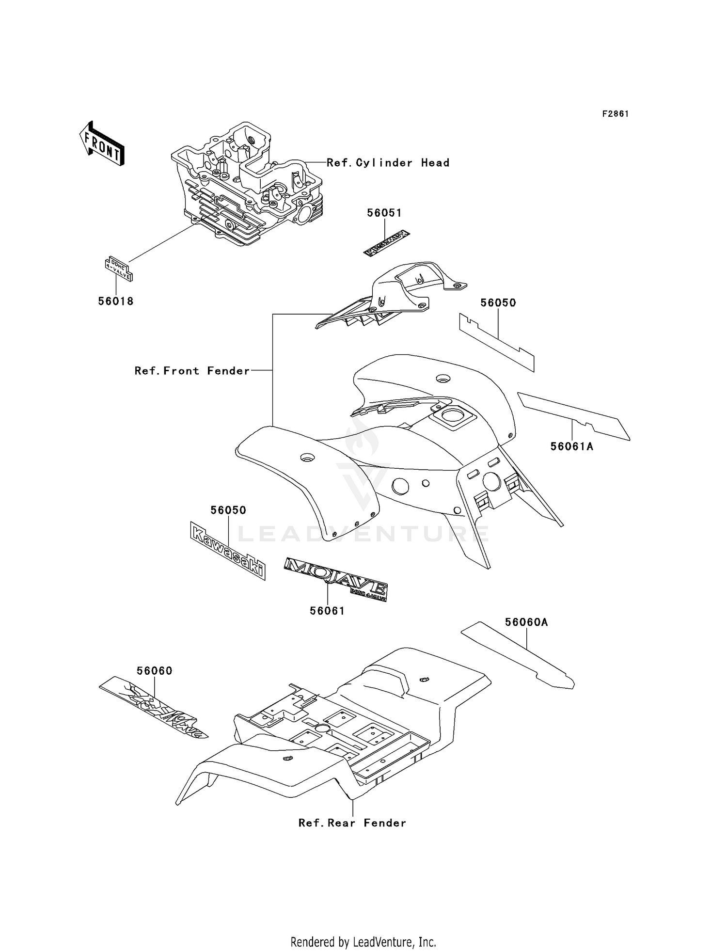 DECALS (KSF250-A10-A12)