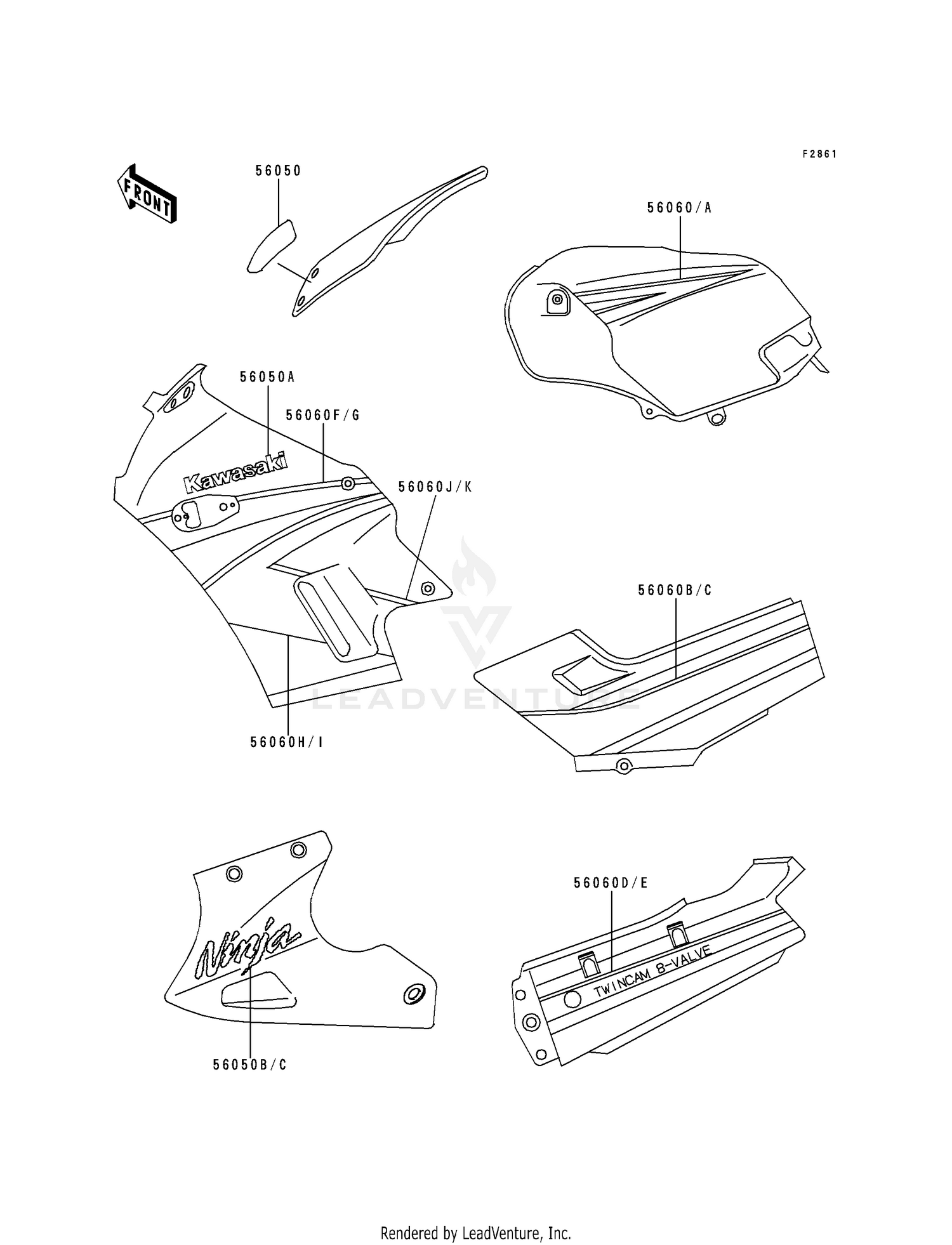 DECALS (EBONY)(EX250-F10)