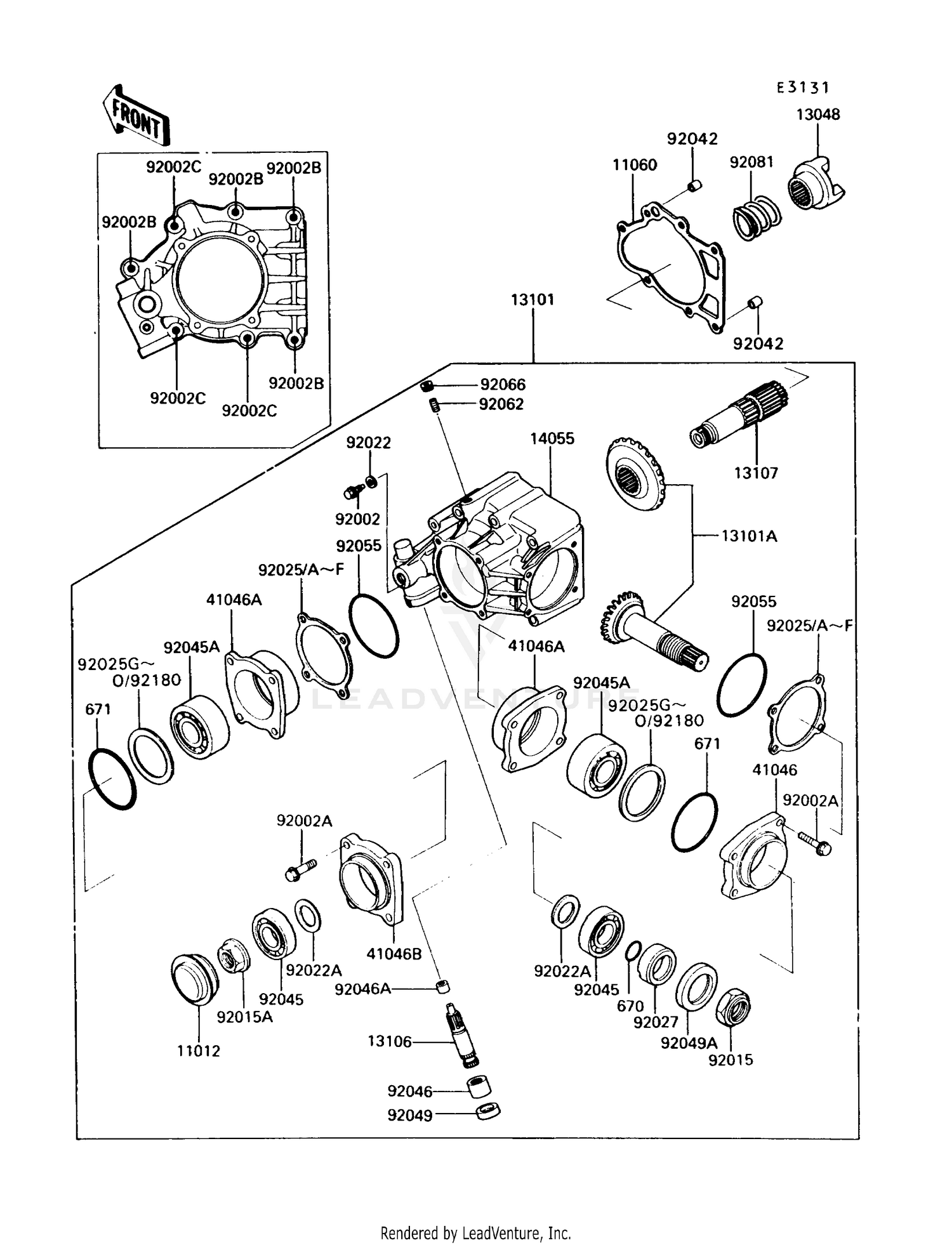 FRONT BEVEL GEAR