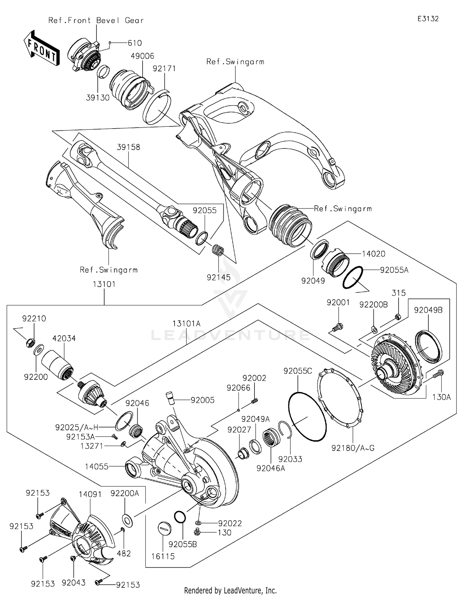 Drive Shaft/Final Gear 2