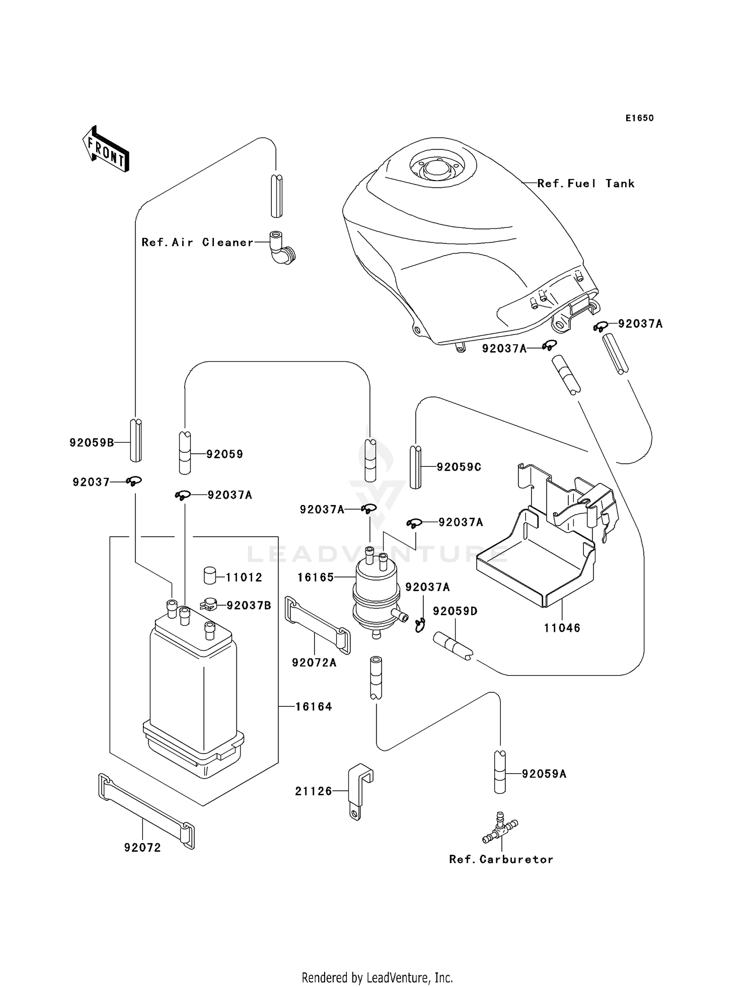 FUEL EVAPORATIVE SYSTEM (CA)