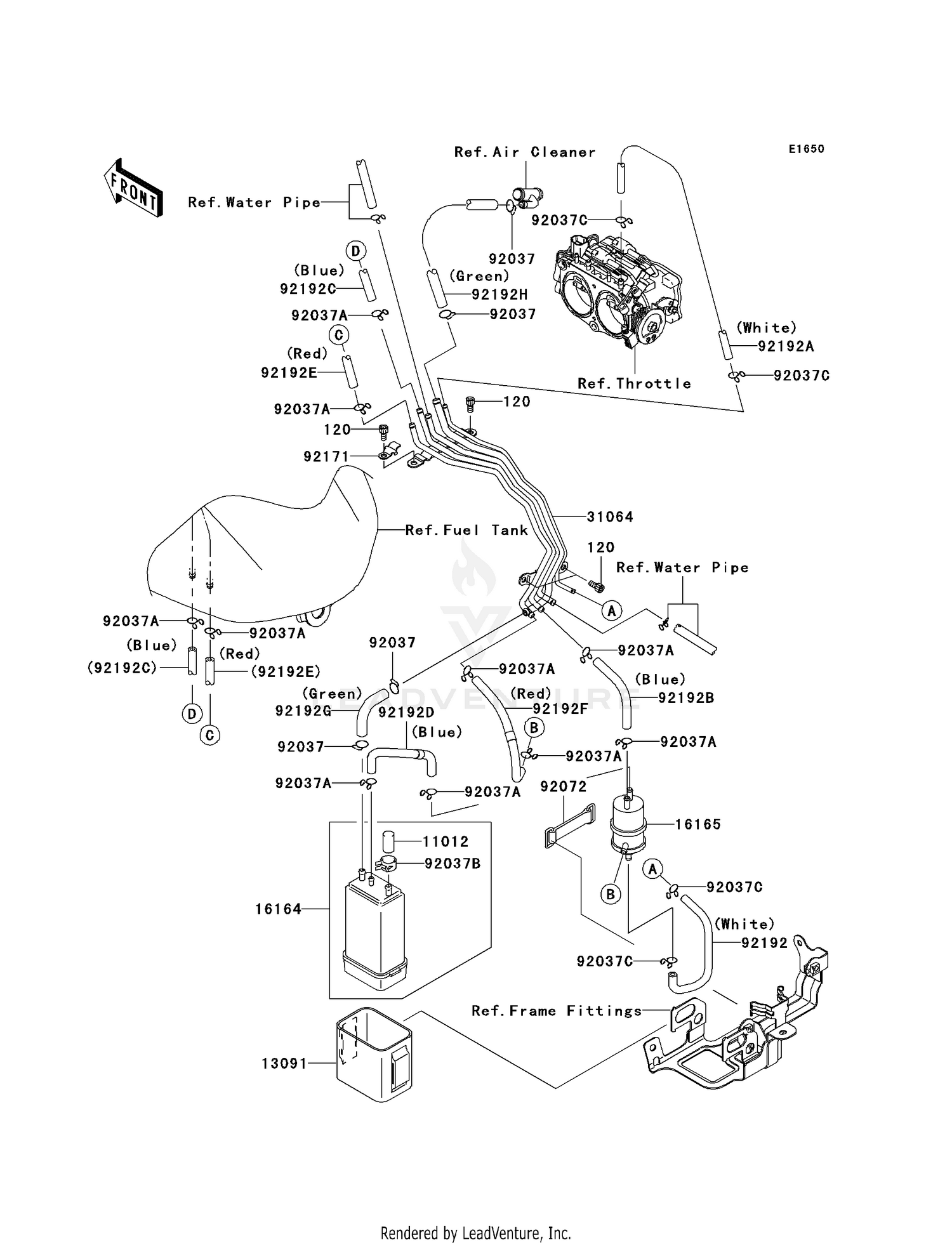 FUEL EVAPORATIVE SYSTEM (CA)