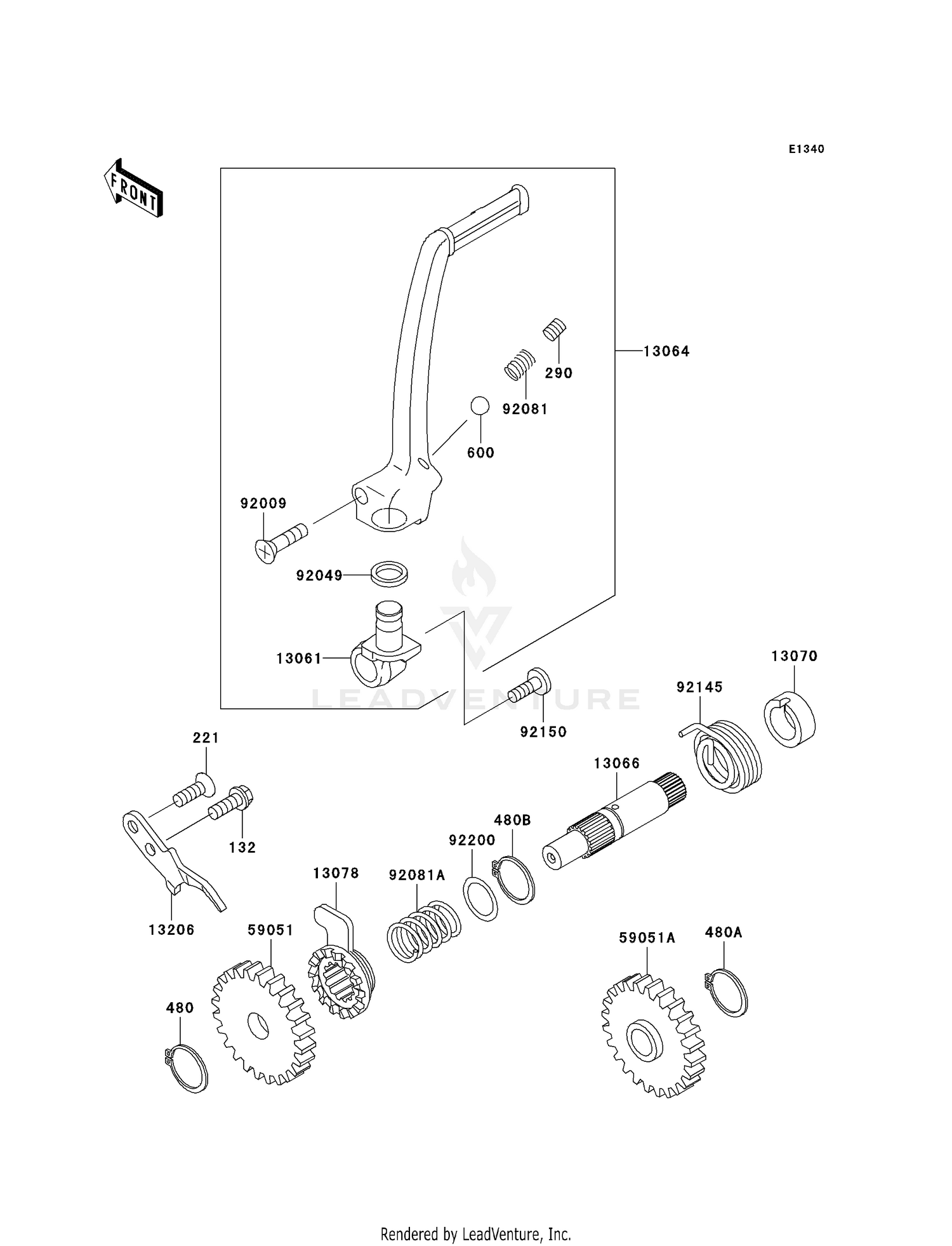 KICKSTARTER MECHANISM