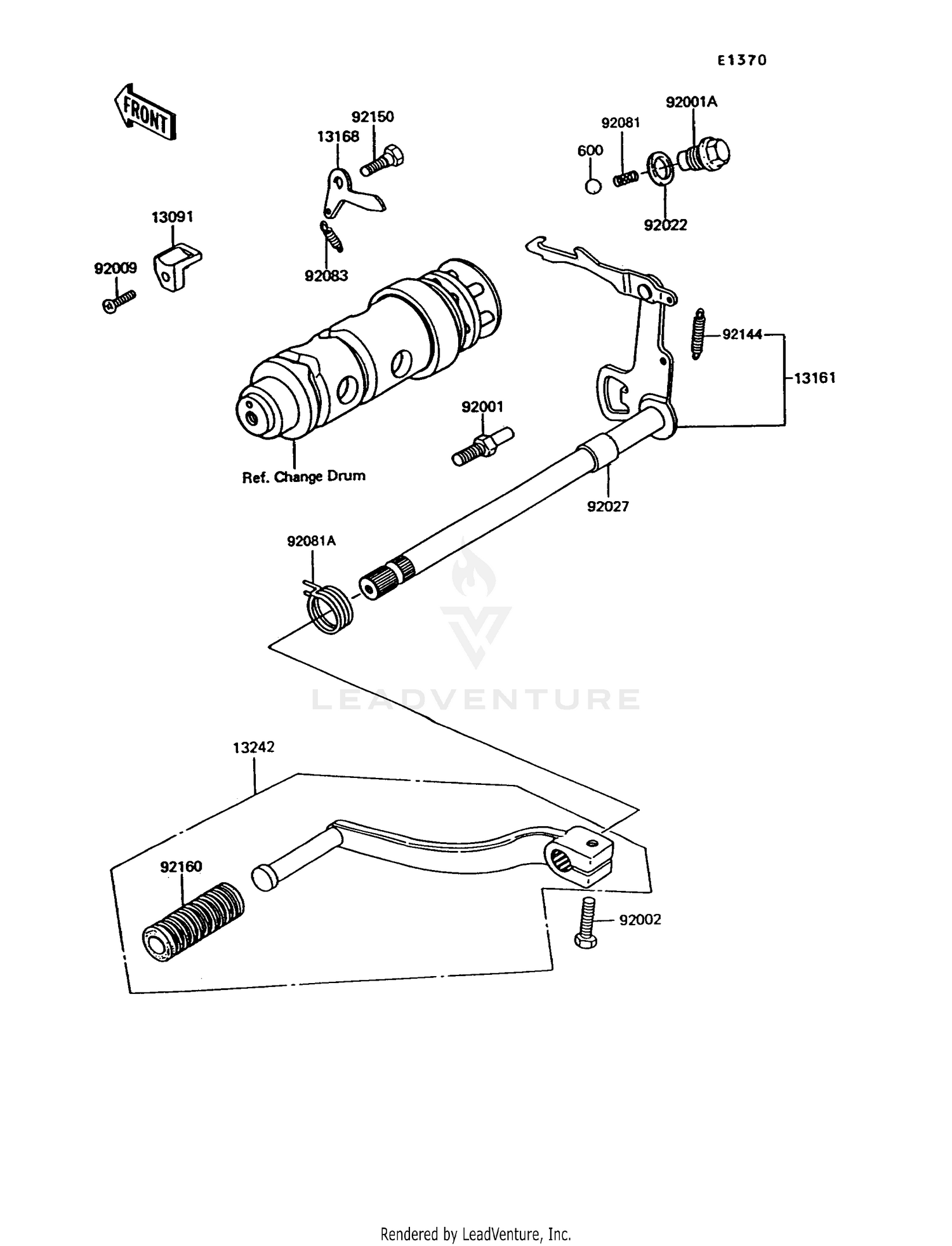 GEAR CHANGE MECHANISM