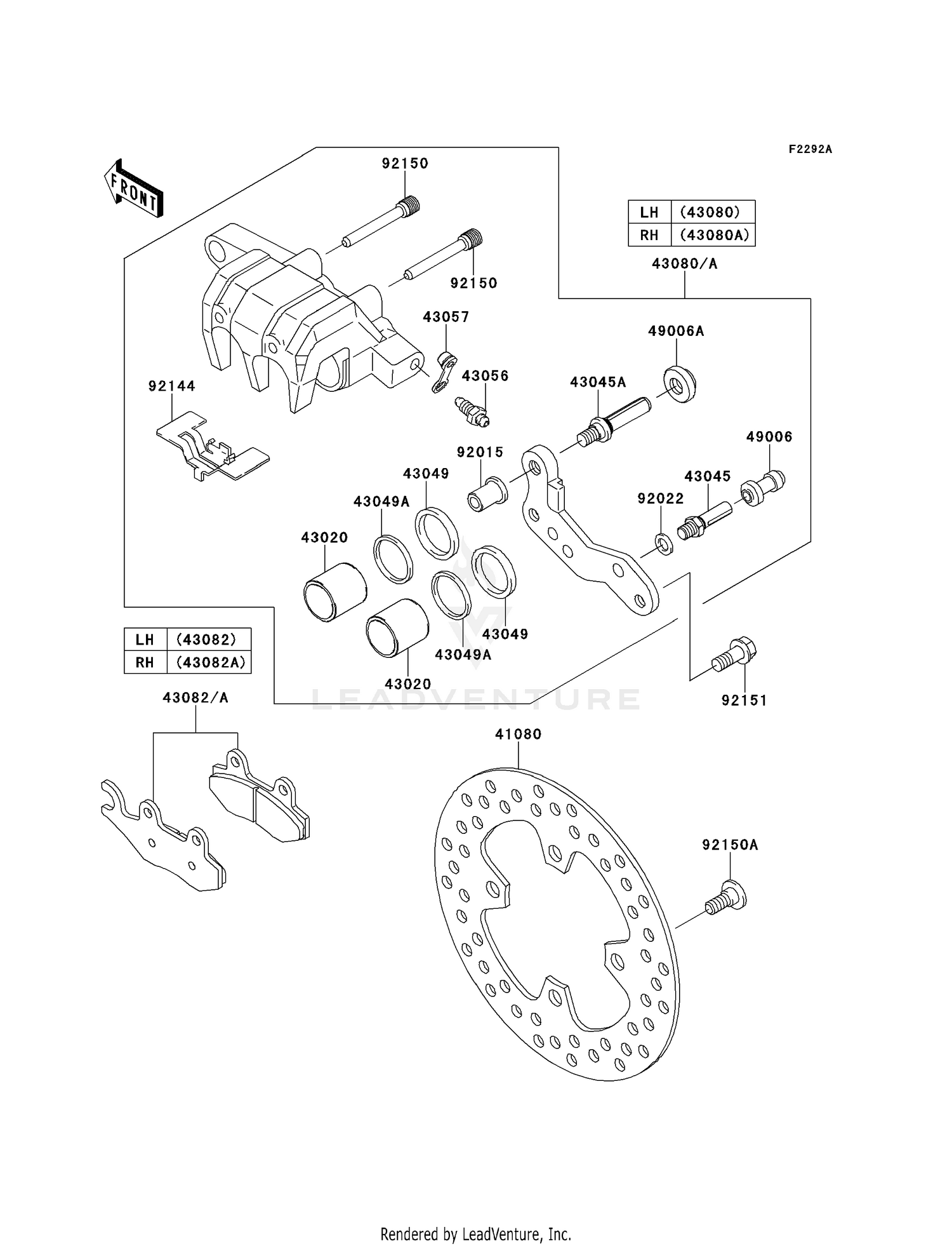 FRONT BRAKE (FCF-FDF)