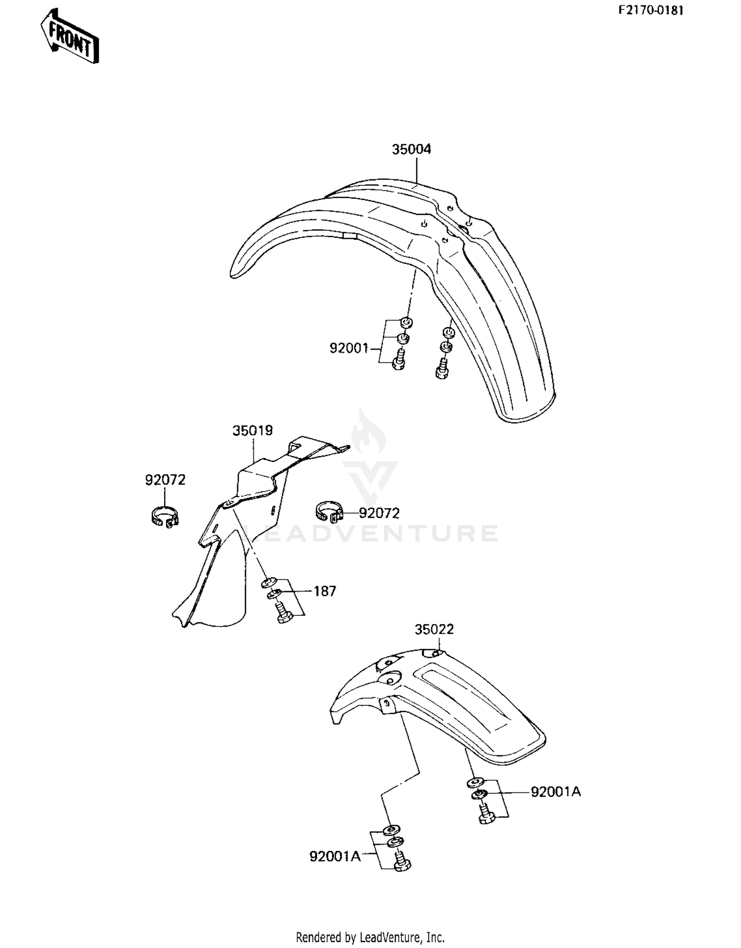 FENDERS ('84 KX80-E2)