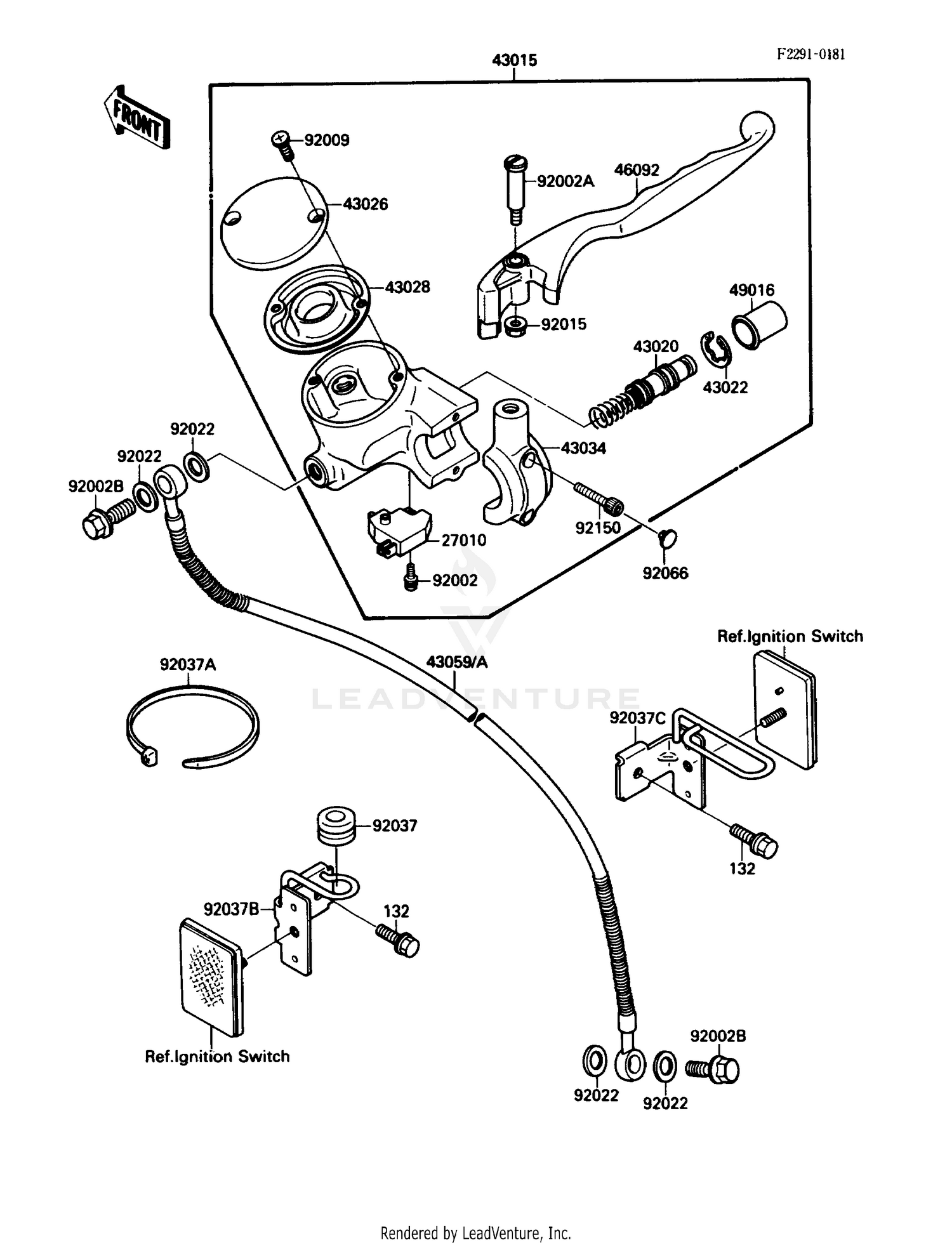 FRONT MASTER CYLINDER