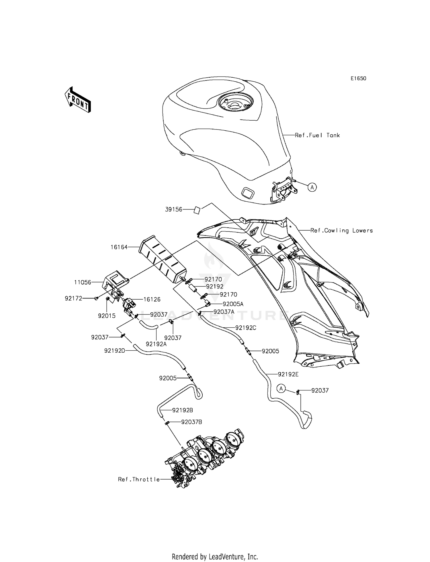 FUEL EVAPORATIVE SYSTEM (CA)