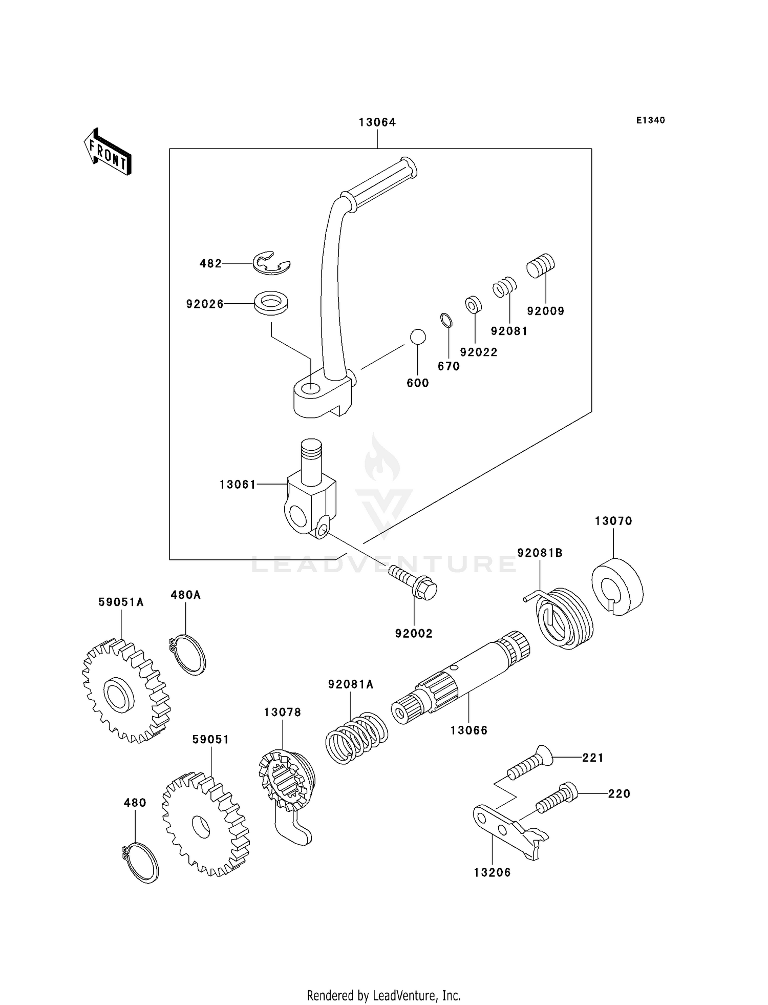 KICKSTARTER MECHANISM