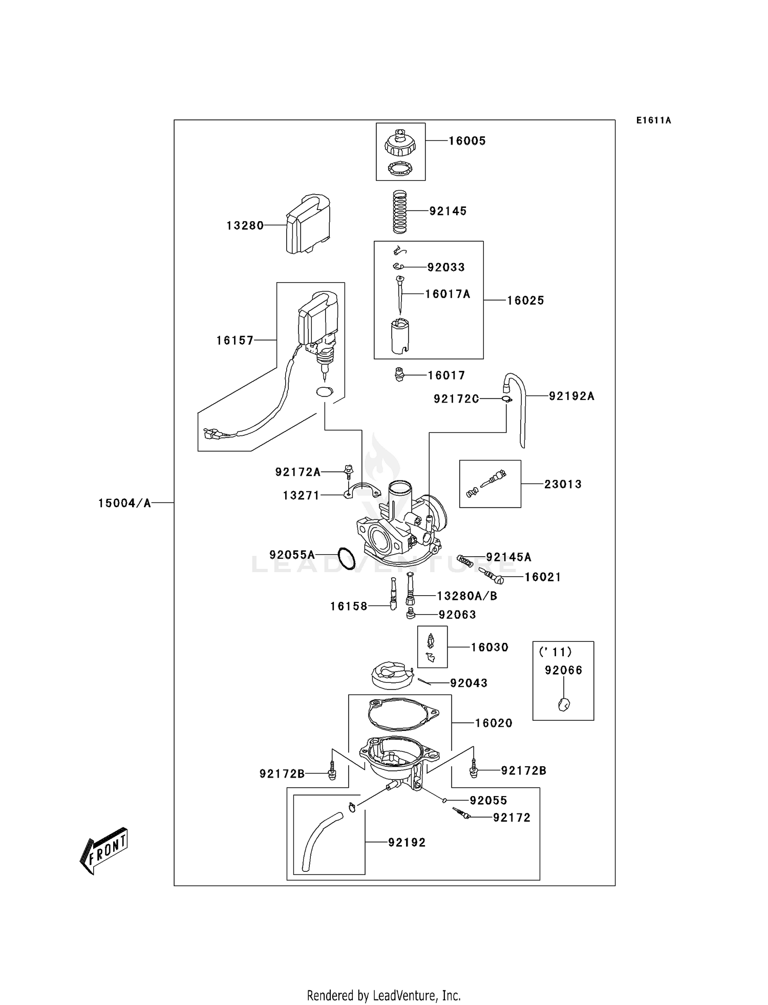 CARBURETOR (A8F-ABF)