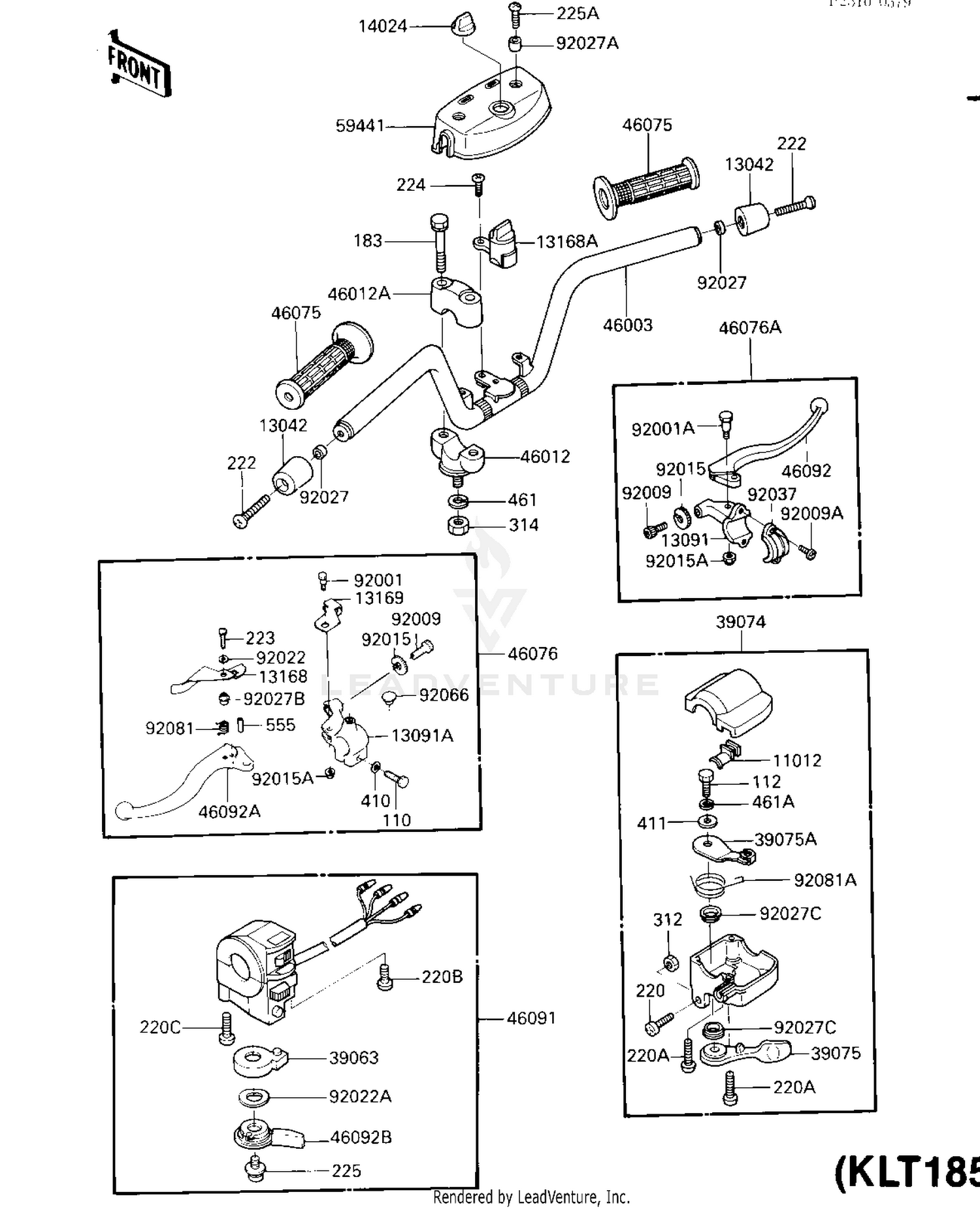 HANDLEBAR (KLT185-A1)