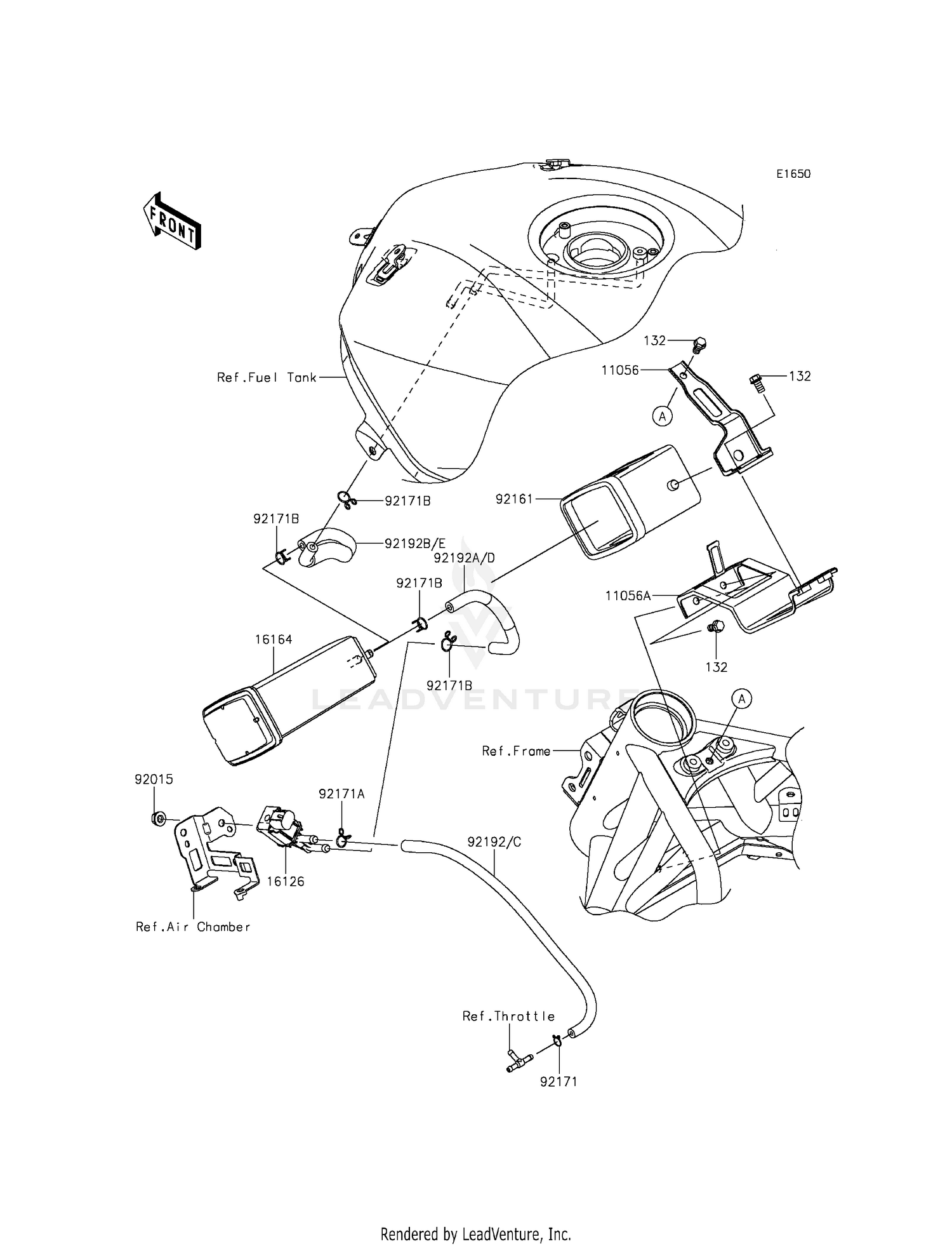 FUEL EVAPORATIVE SYSTEM (CA)