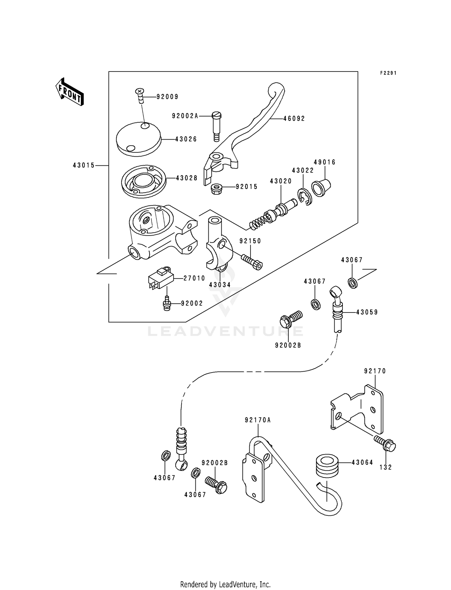 FRONT MASTER CYLINDER